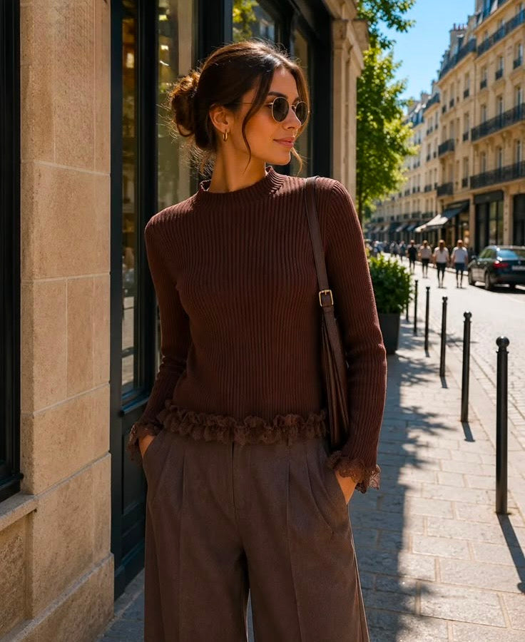 Sienna top brown