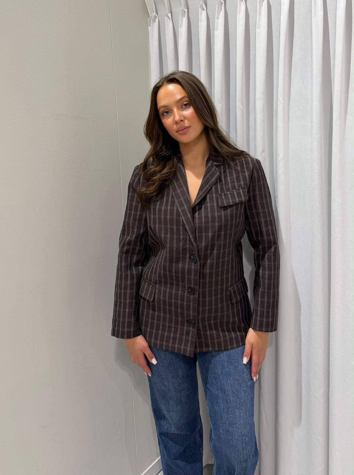 Linde blazer brown