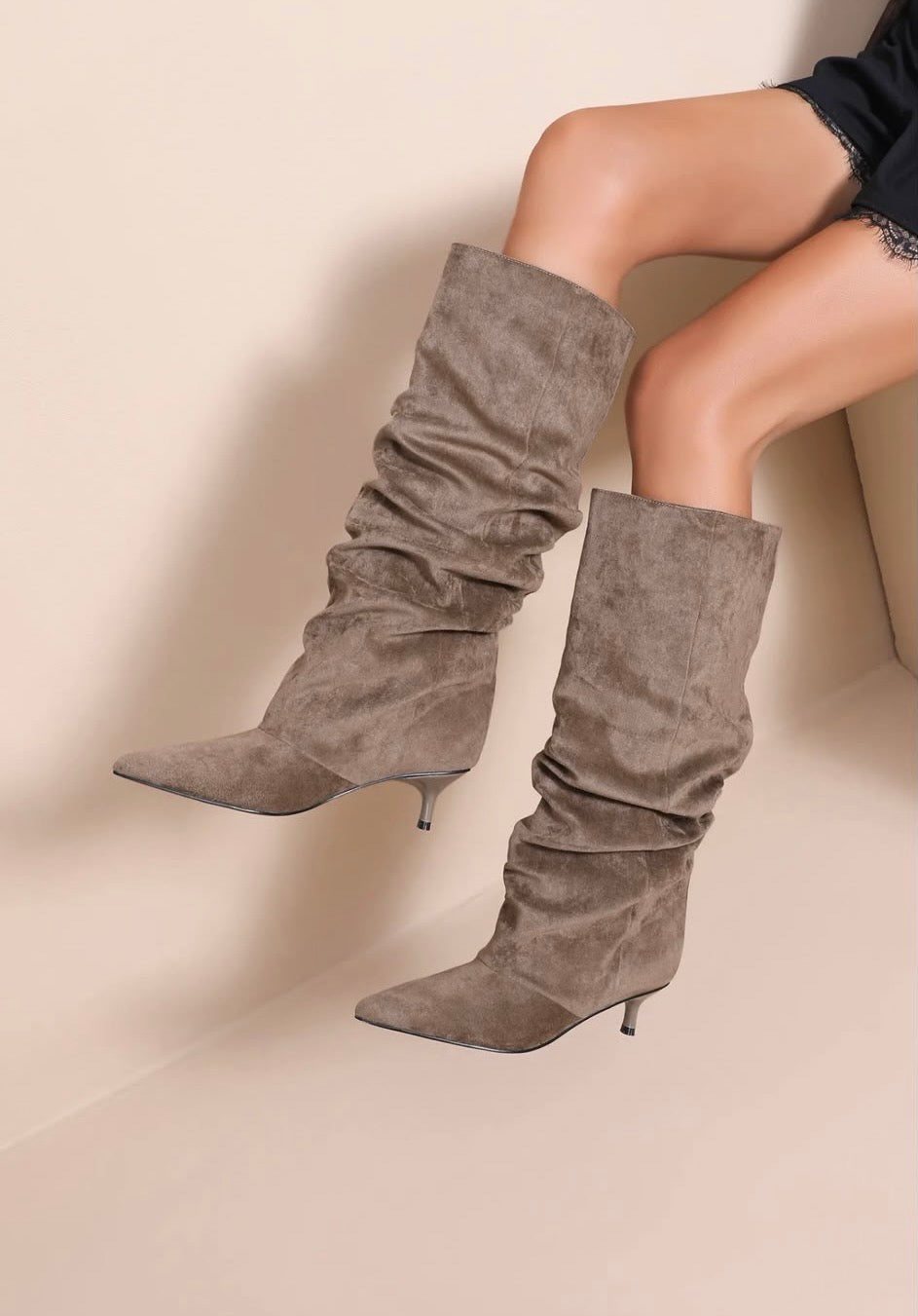 Noir muse boots kaki