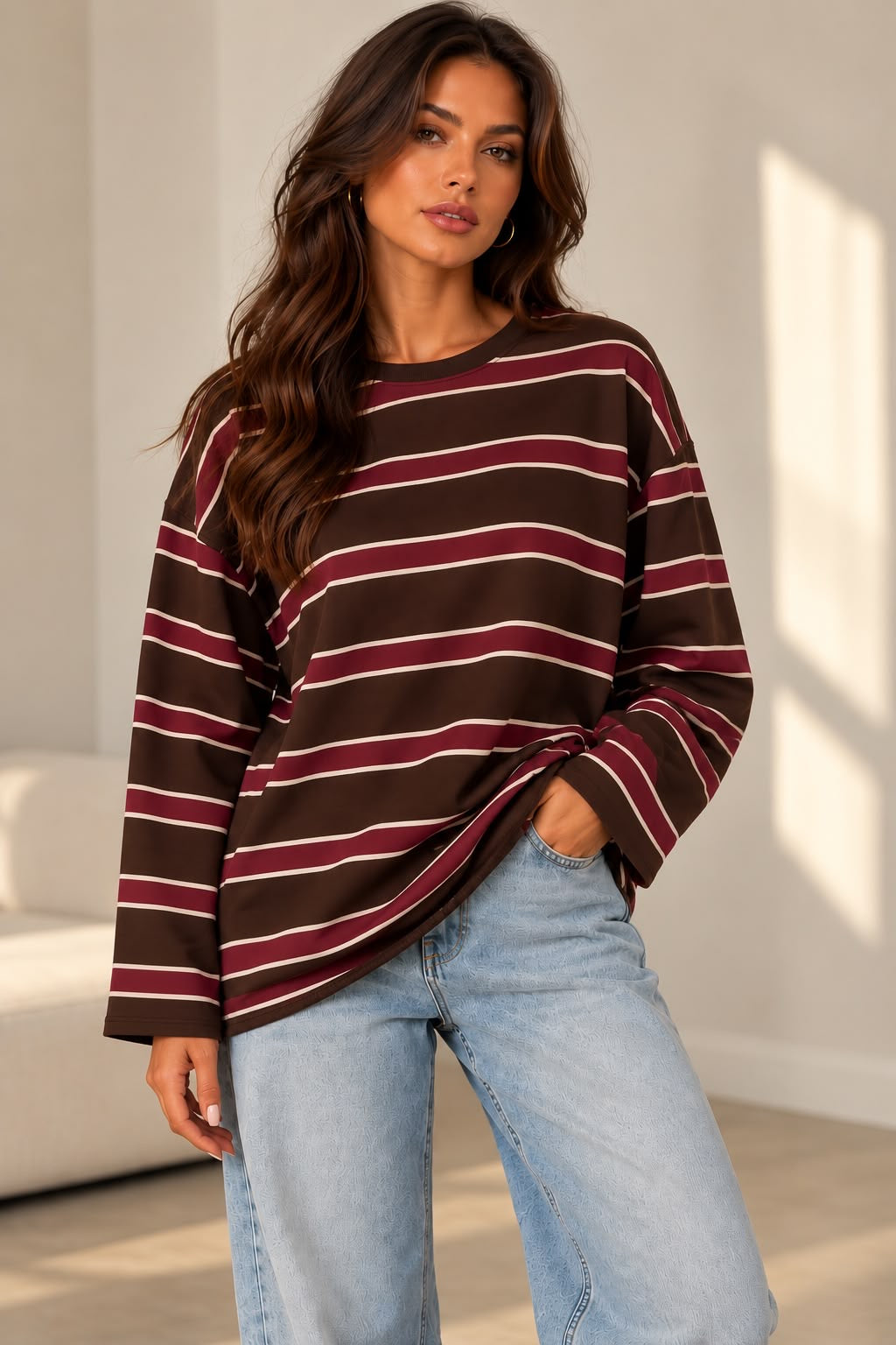 Monaco sweatshirt brown
