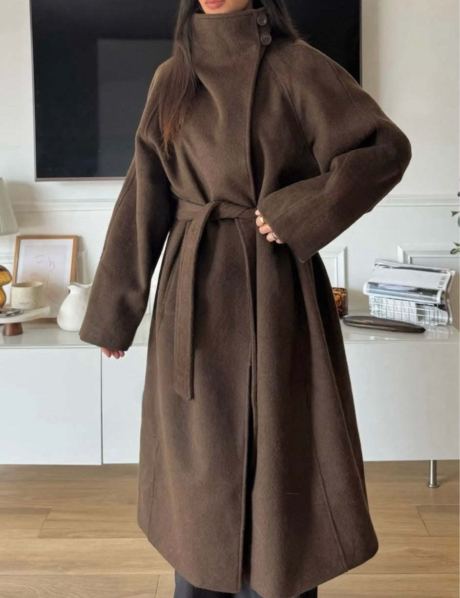 Marina coat brown