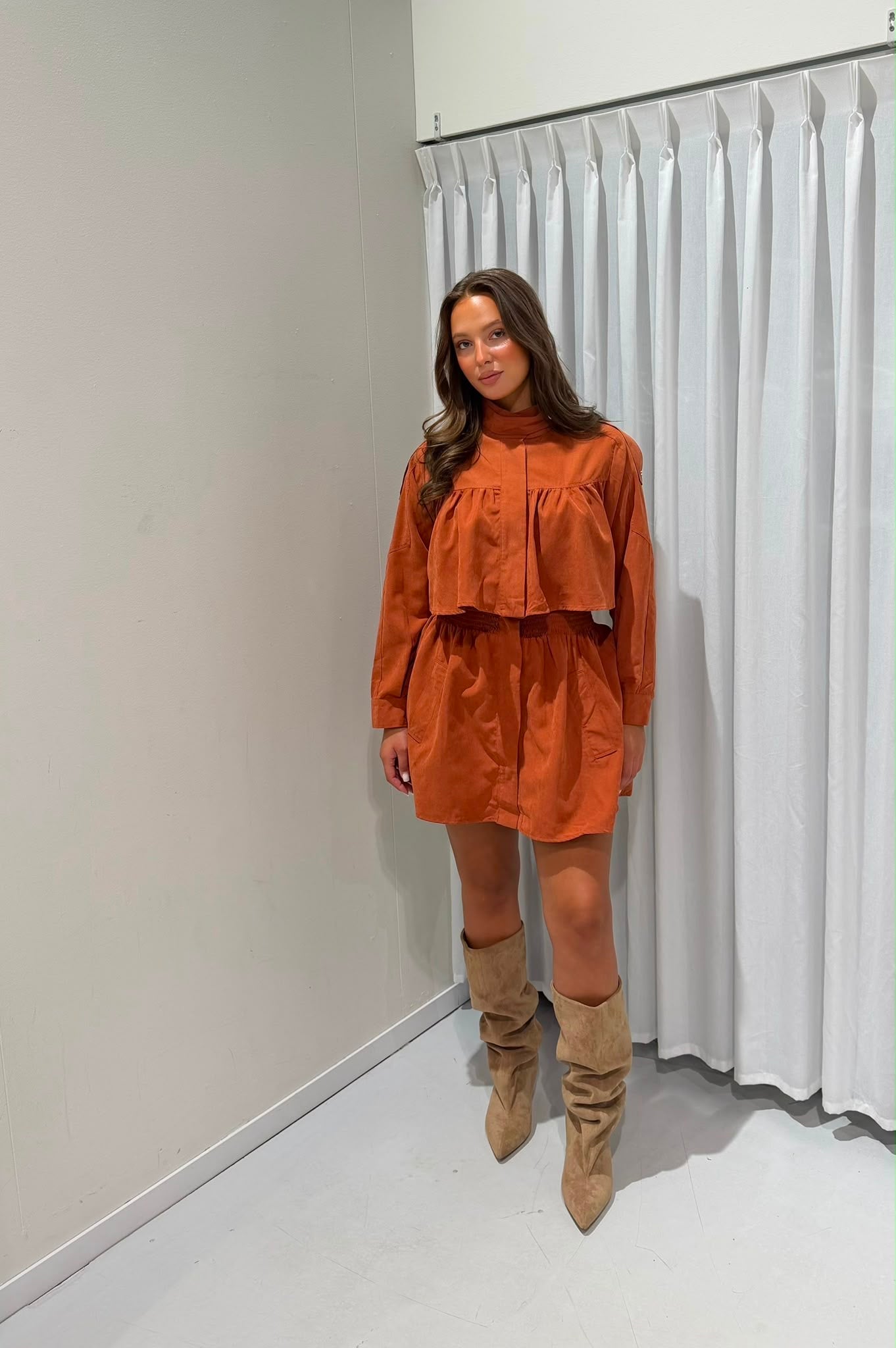 Skyler dress orange