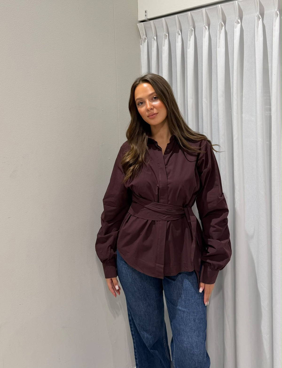 Dora blouse burgundy