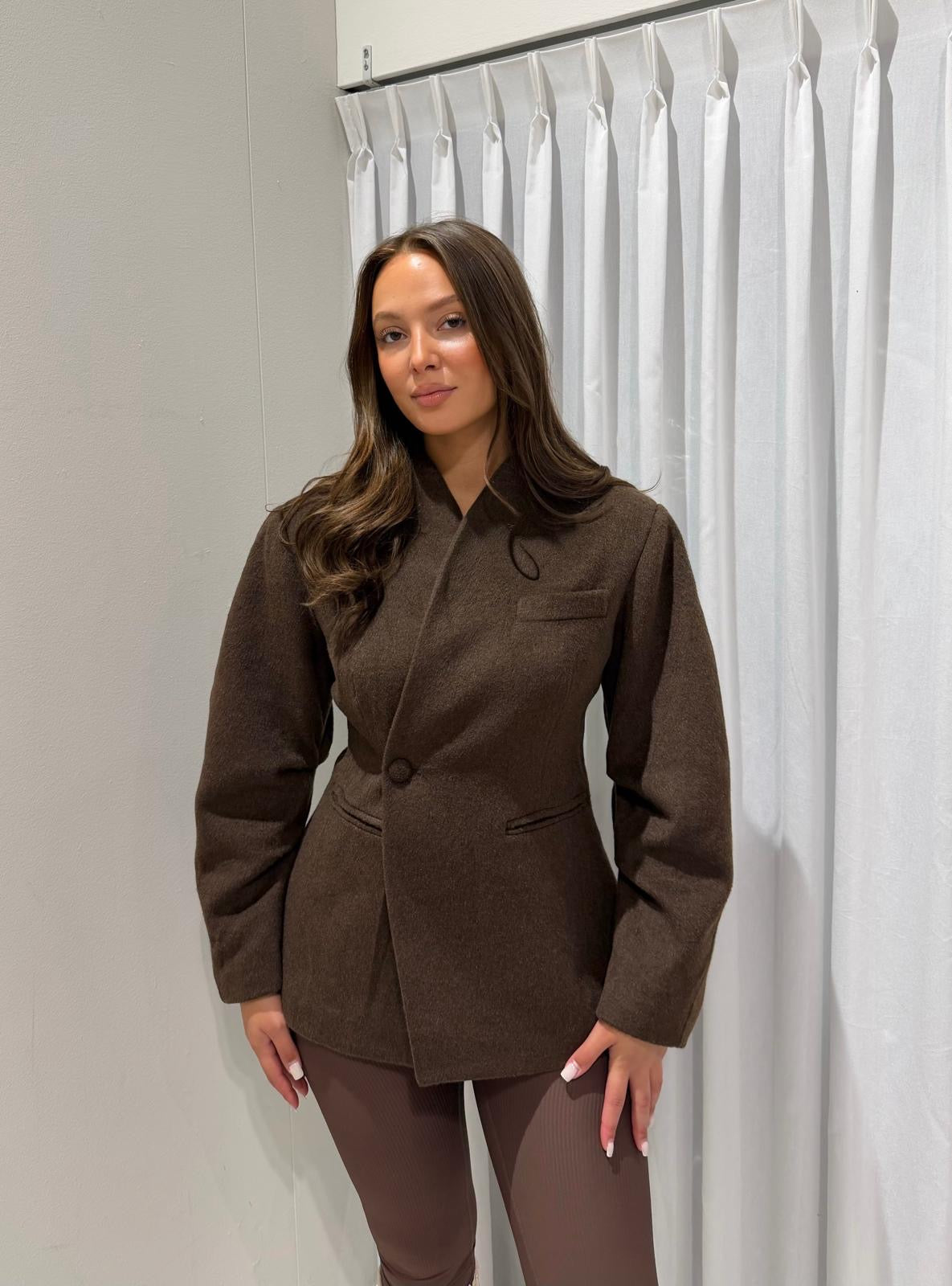 Sienna blazer brown