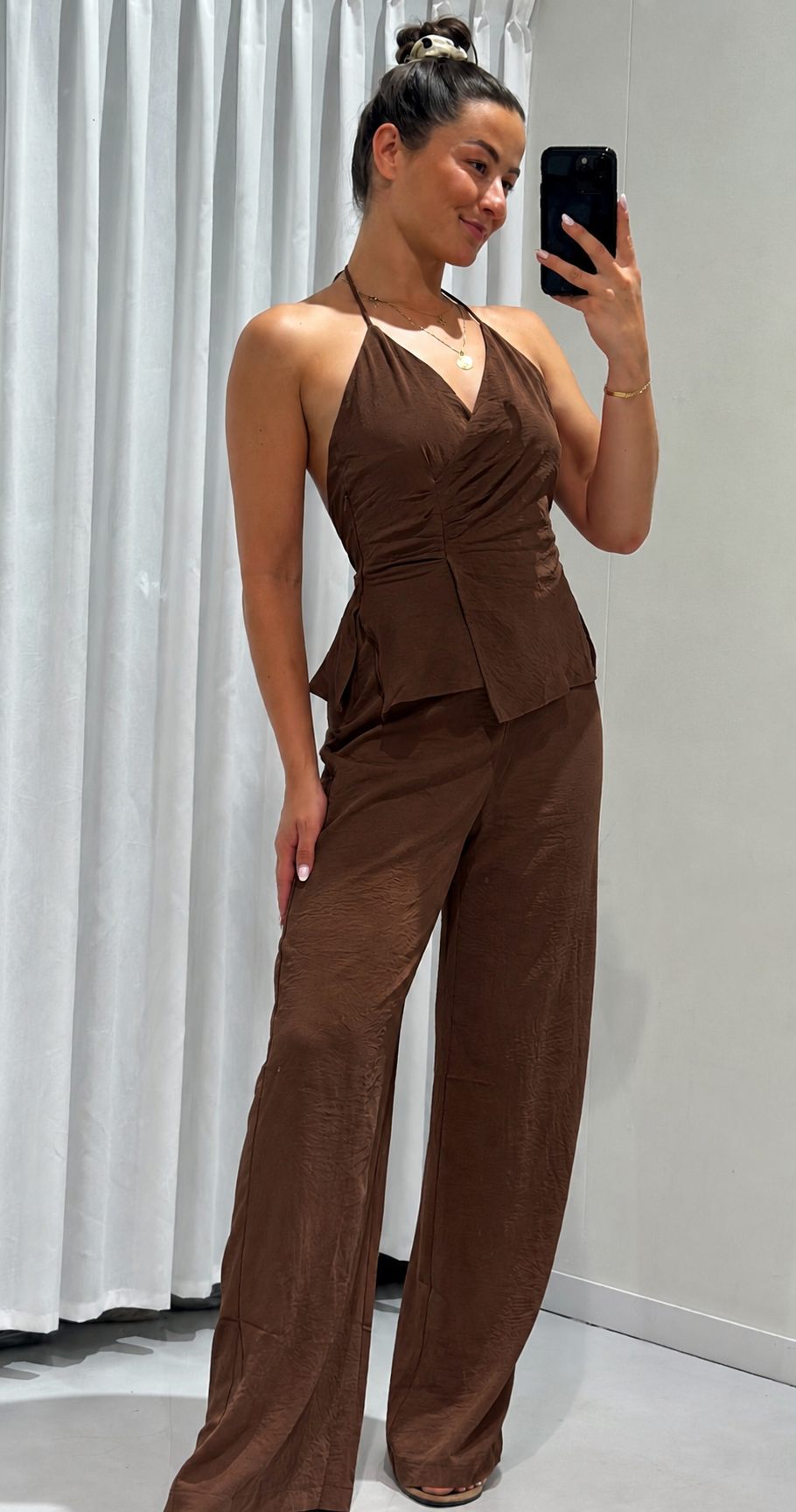 Amara 2 piece set brown