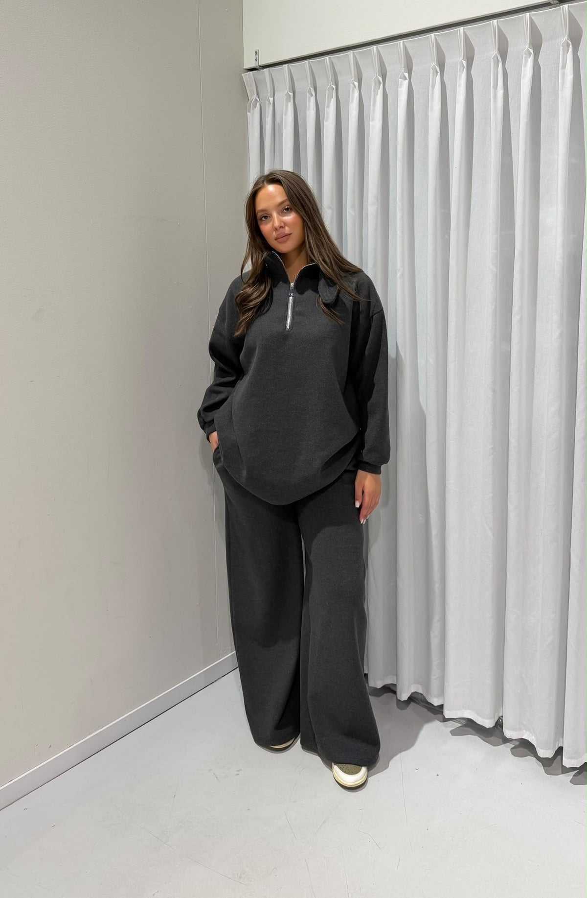 Yuri 2 piece set grey