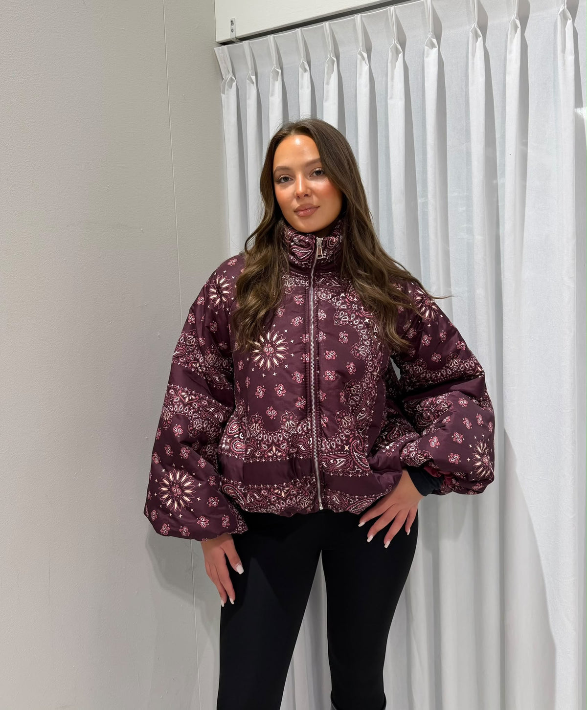Laila jacket burgundy