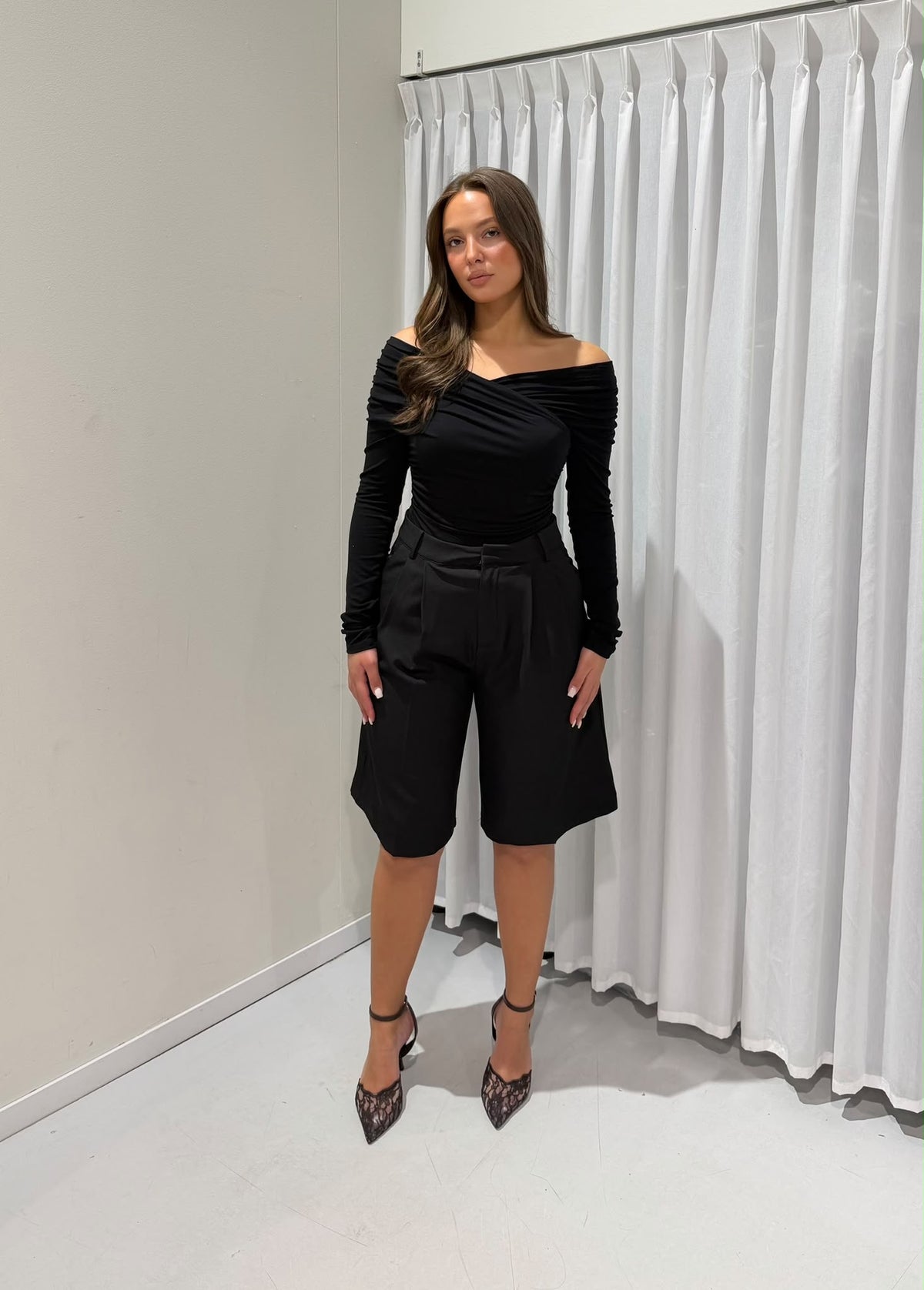 Oscar bermuda black