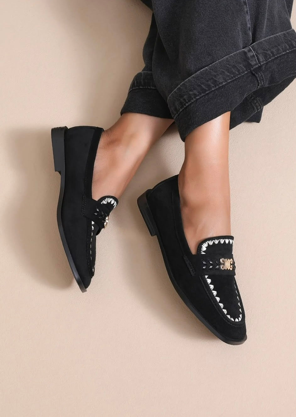 Denise loafers black