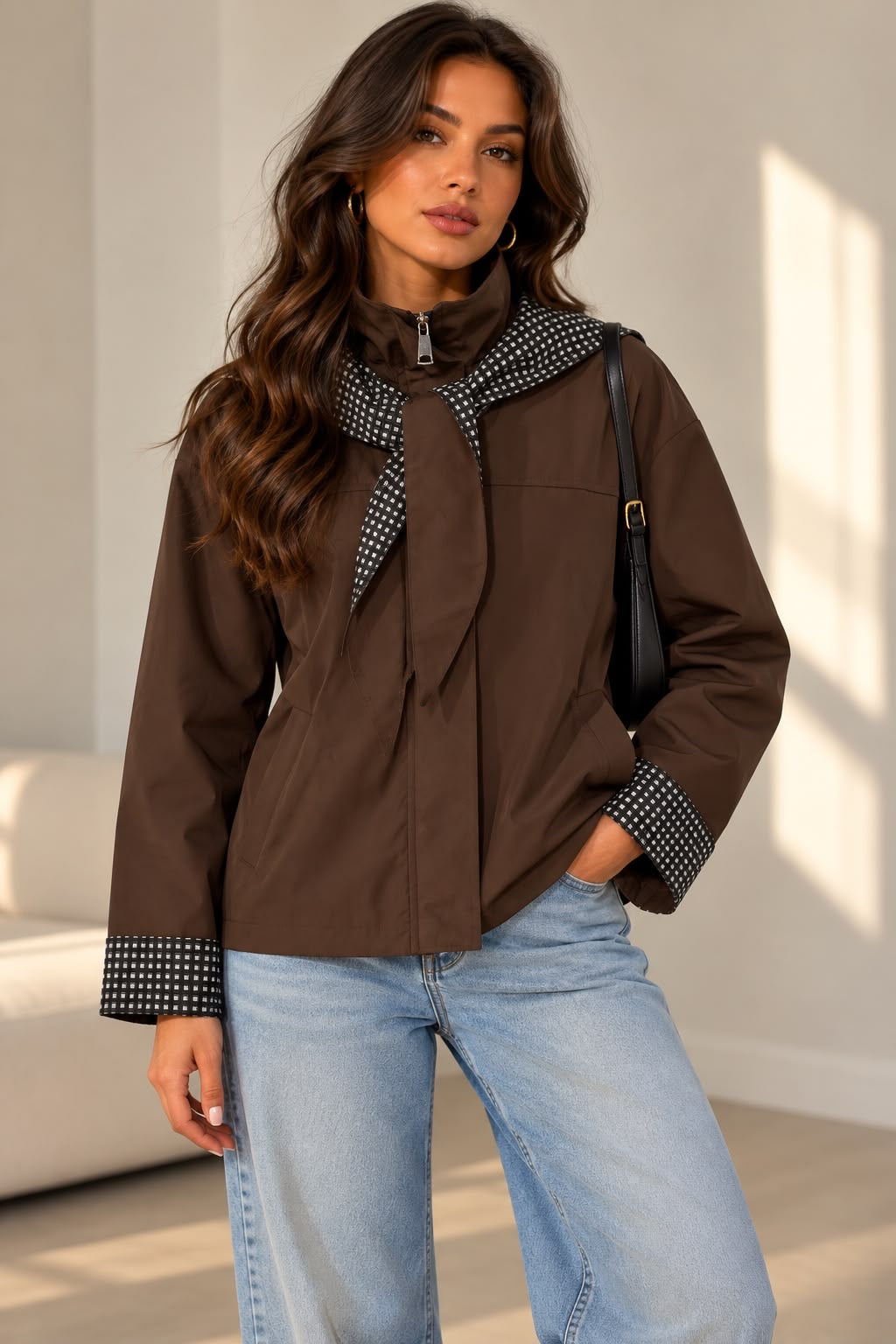 Amara jacket brown