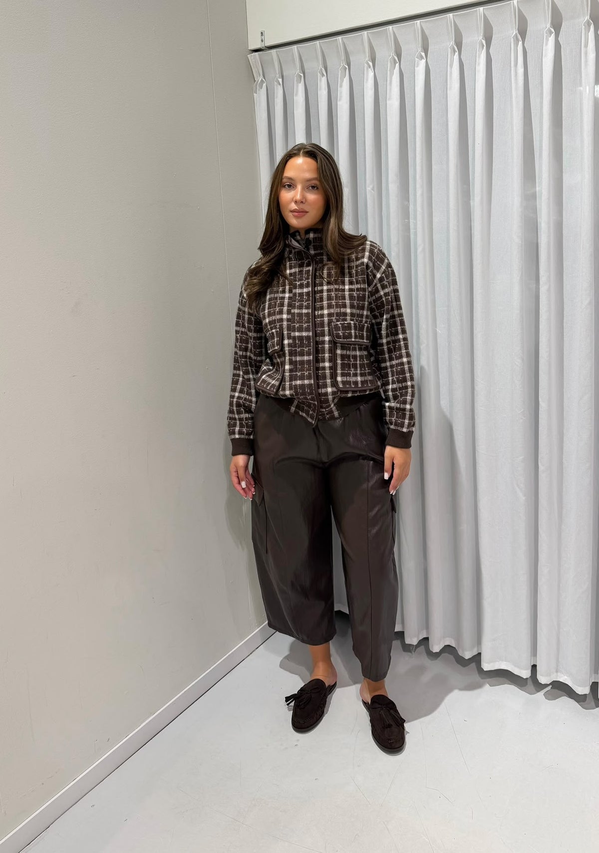 Helena vest brown