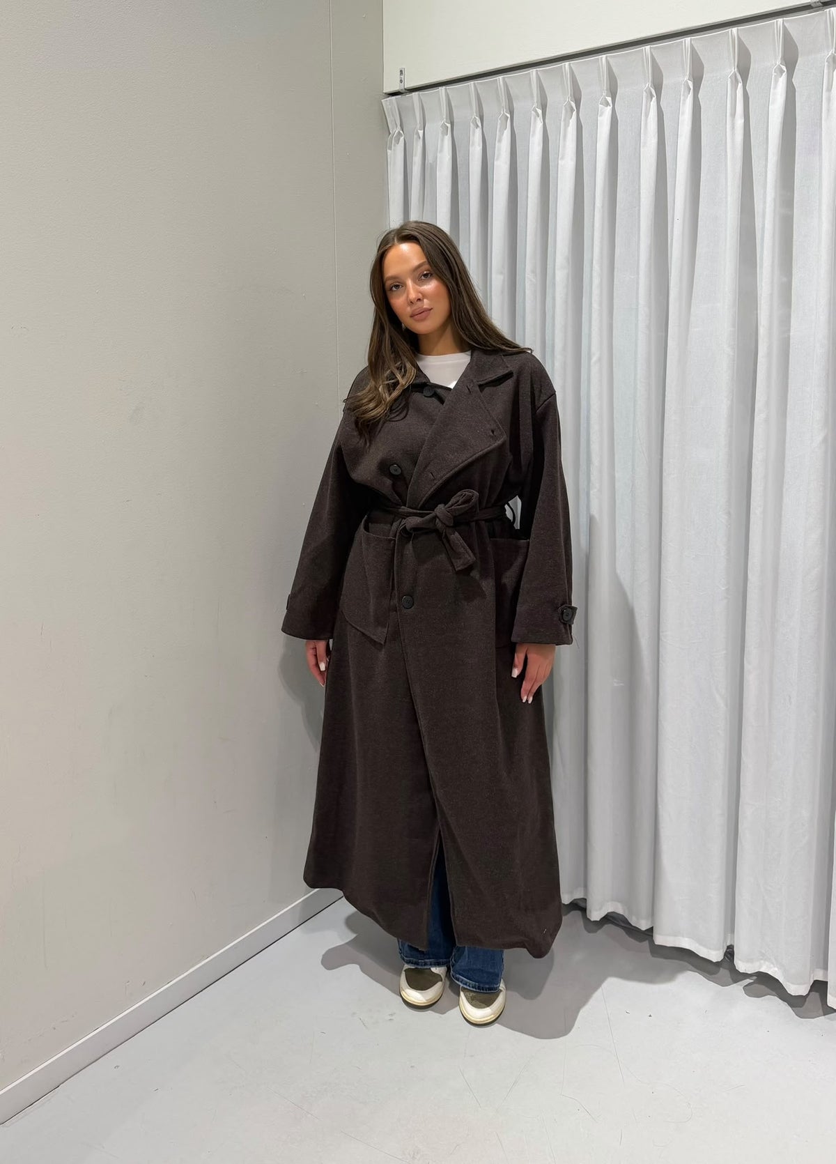 Yuna coat brown