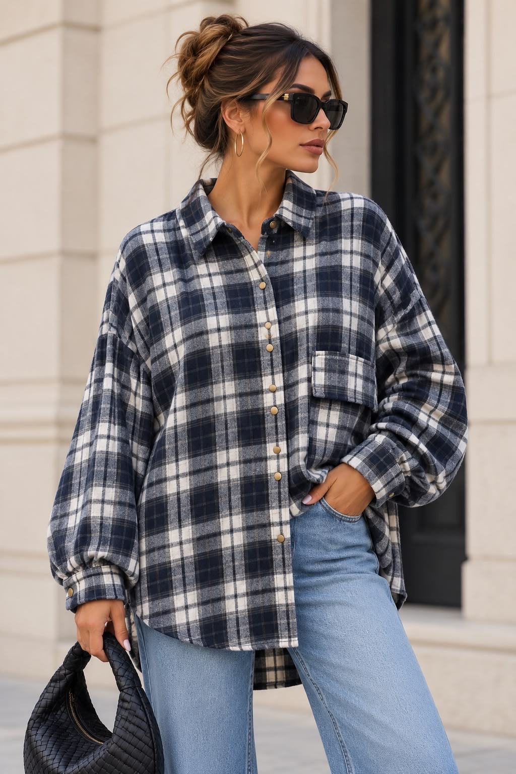 Elodie blouse blue