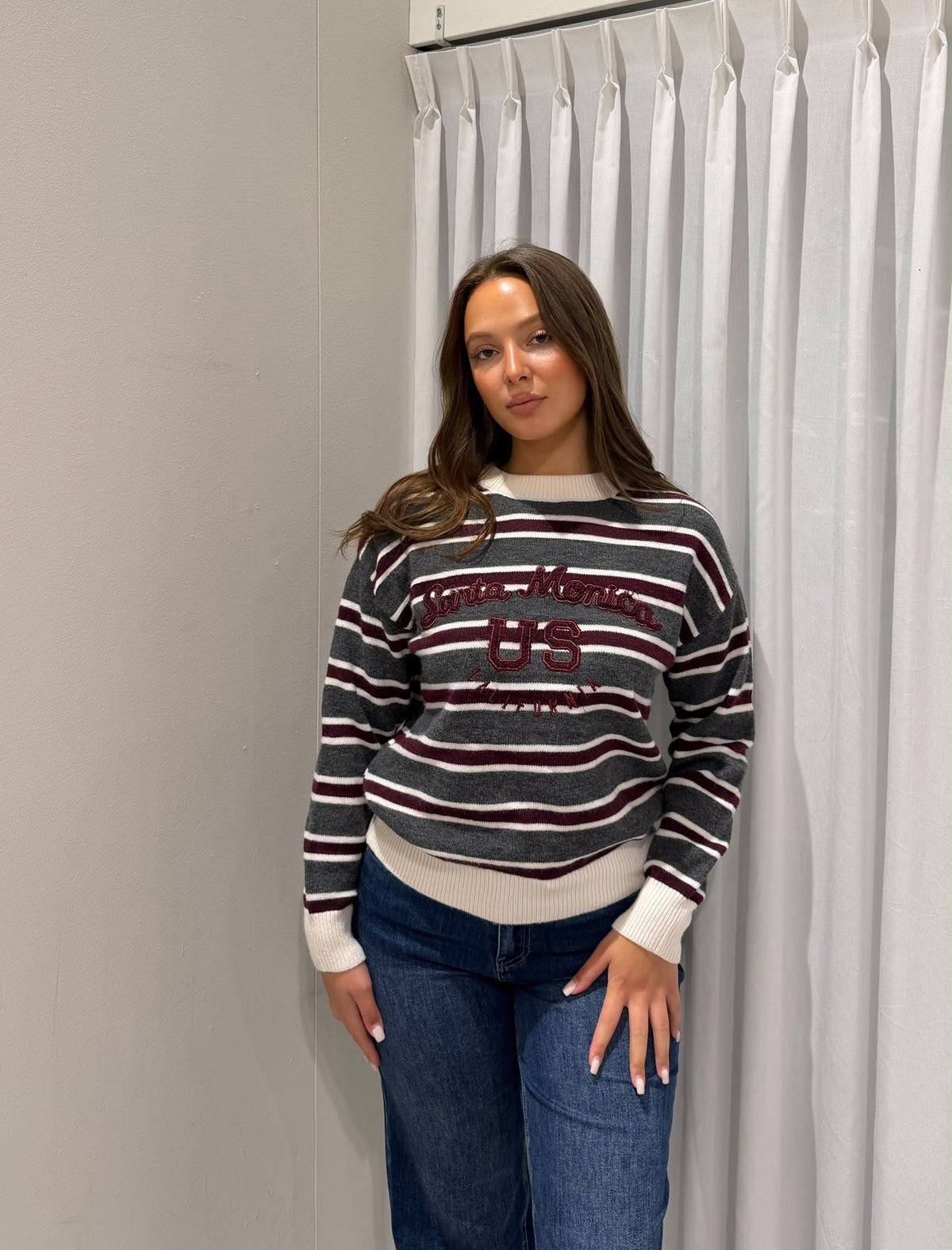 Kenza trui grey