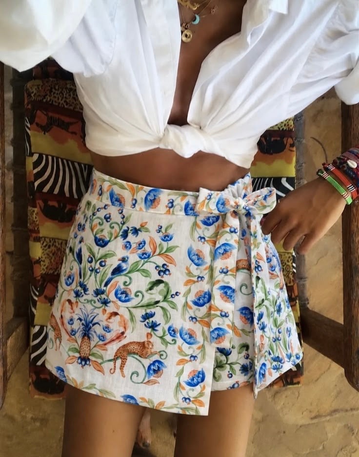 Eva skort blue