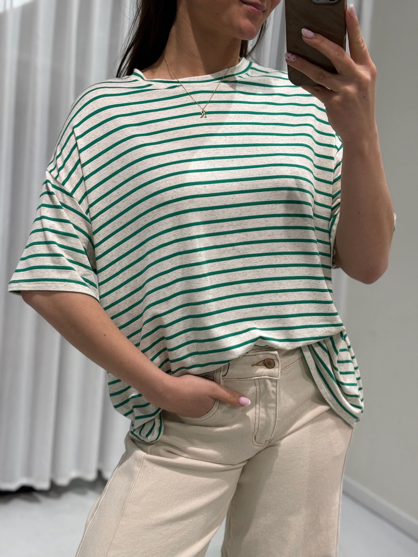 Nienke t-shirt green