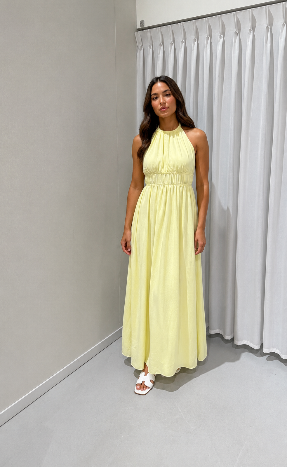 Alix dress yellow