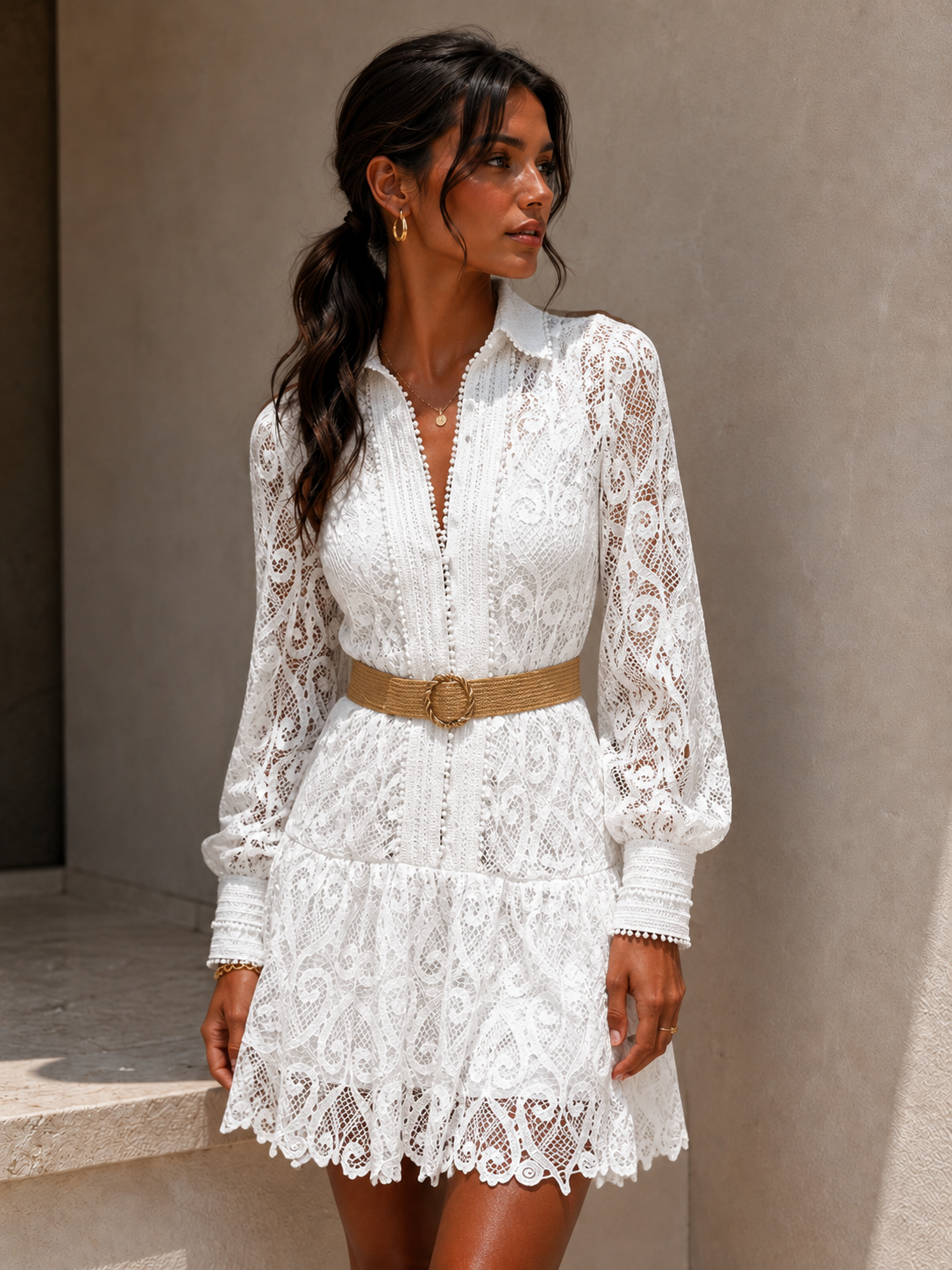 Taylor dress white