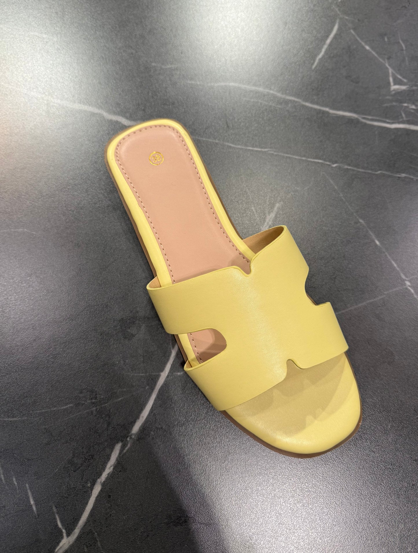 Hella slippers yellow