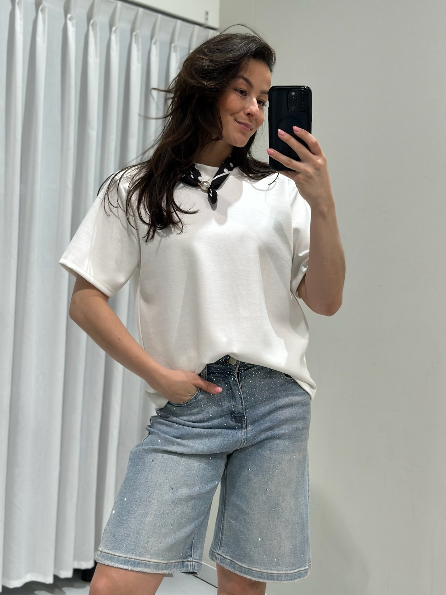 Solange top white