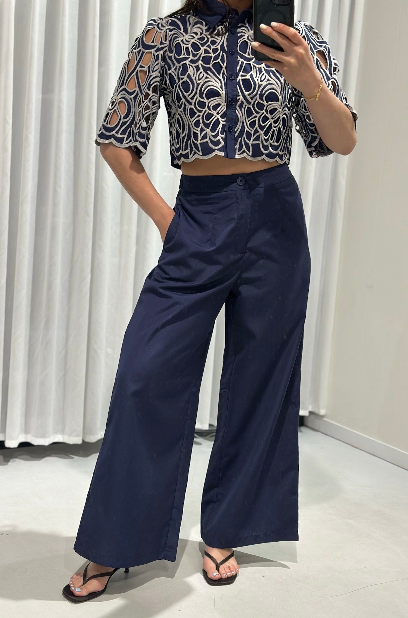 Alina 2-piece set blue