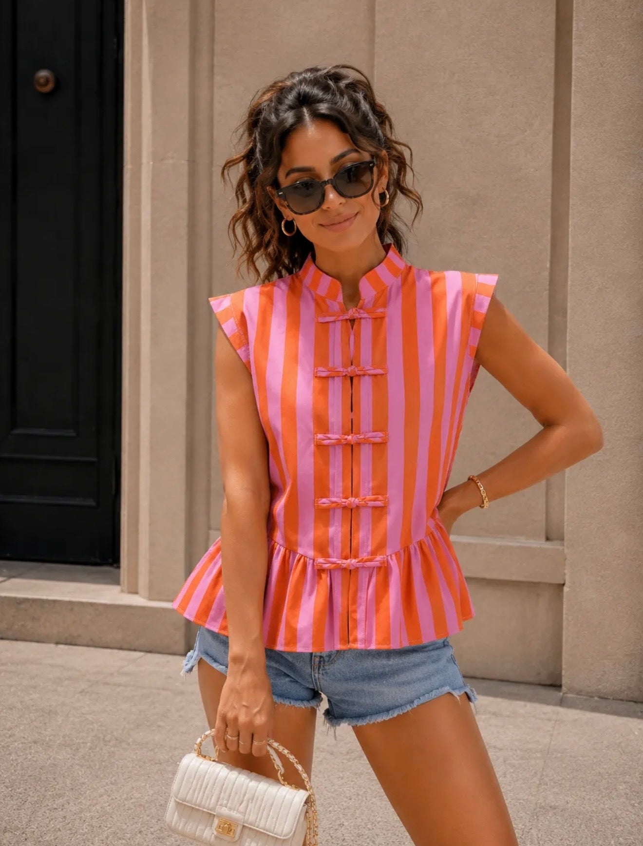 Victor blouse orange