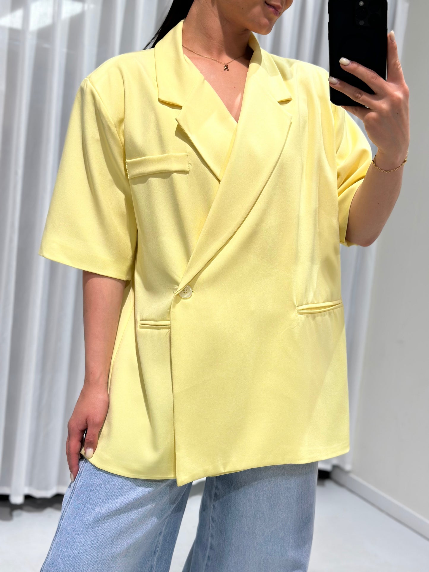 Hanny blazer yellow
