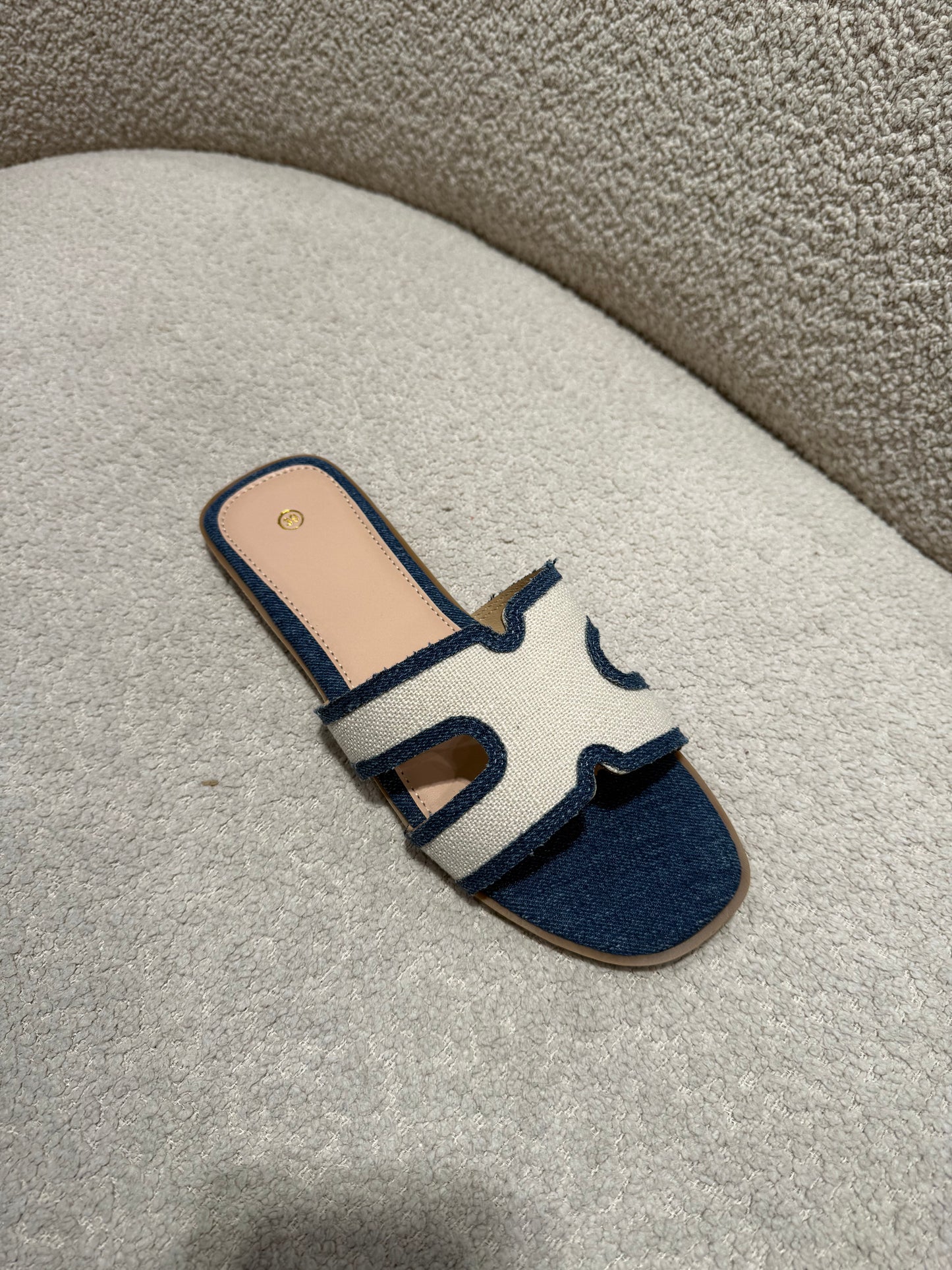Noah denim slippers