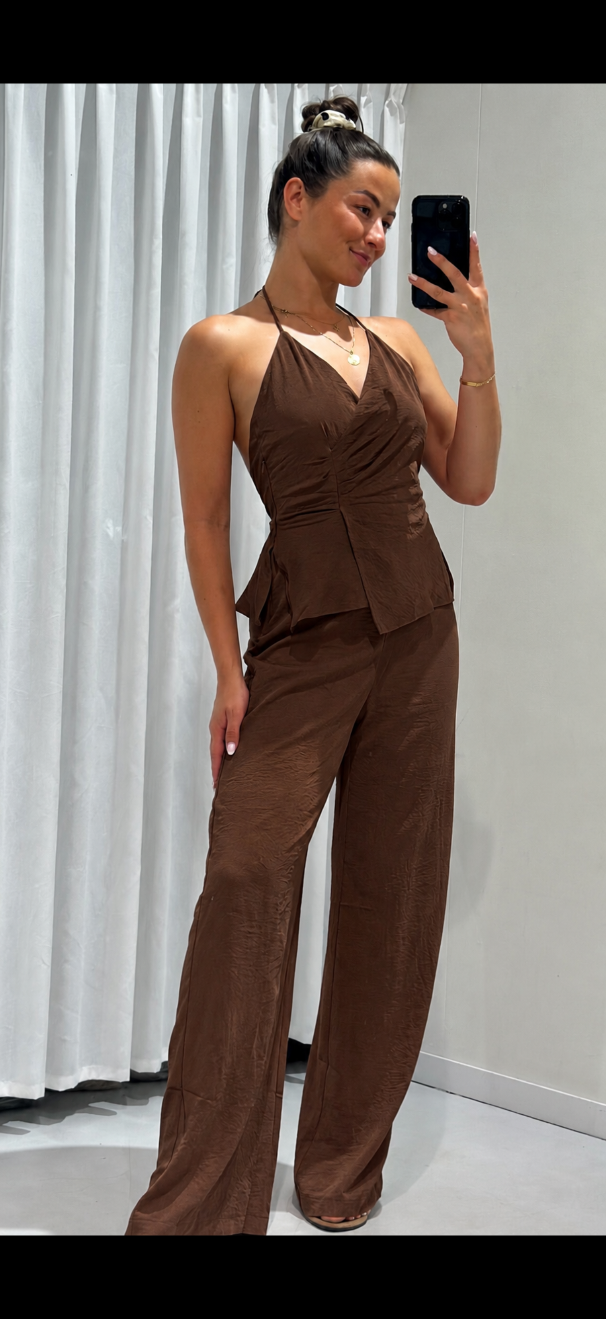 Mariam playsuit brown