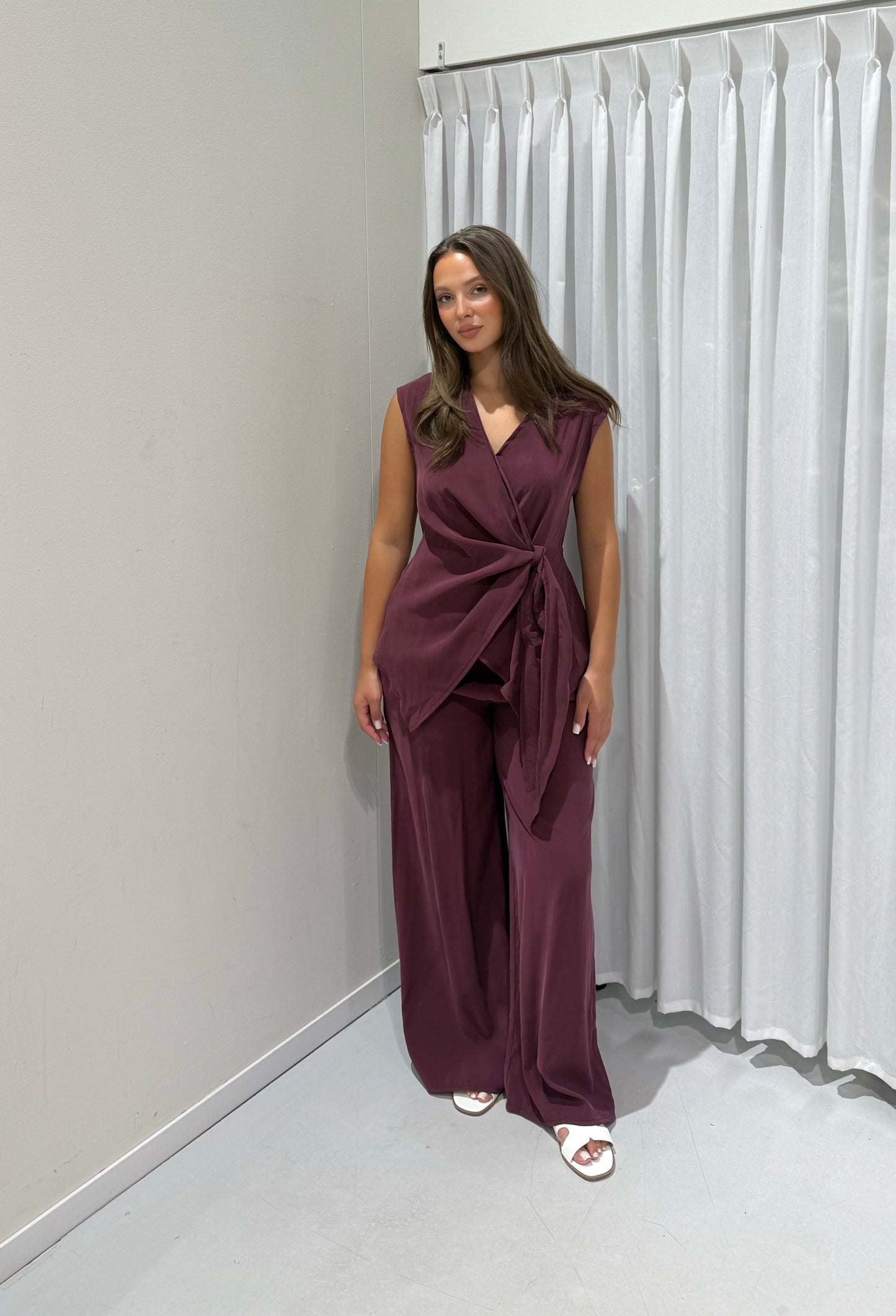 Orio 2-piece set burgundy