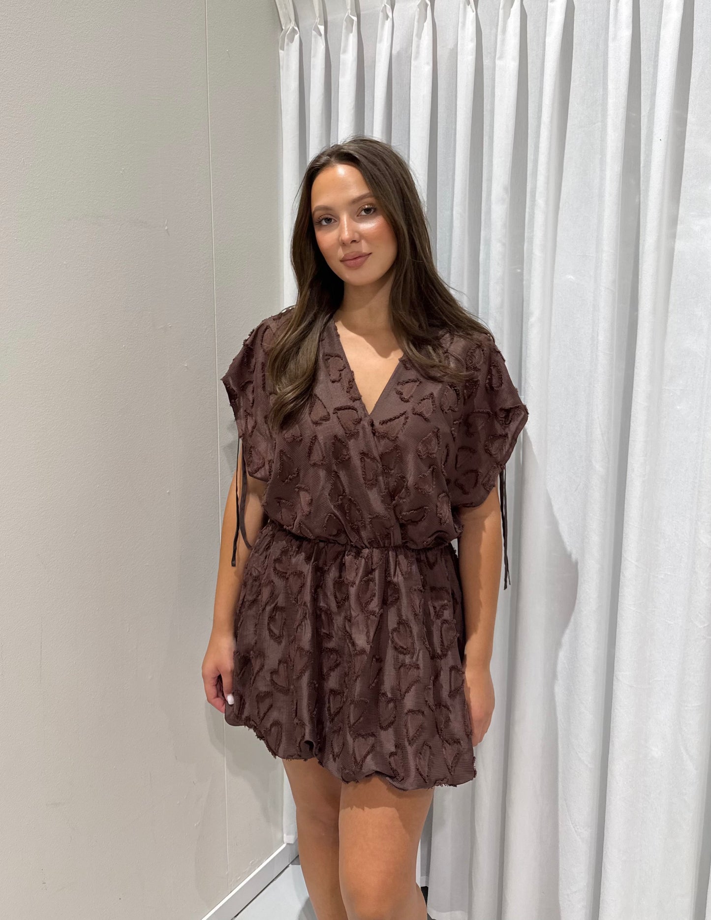 Loxa dress brown