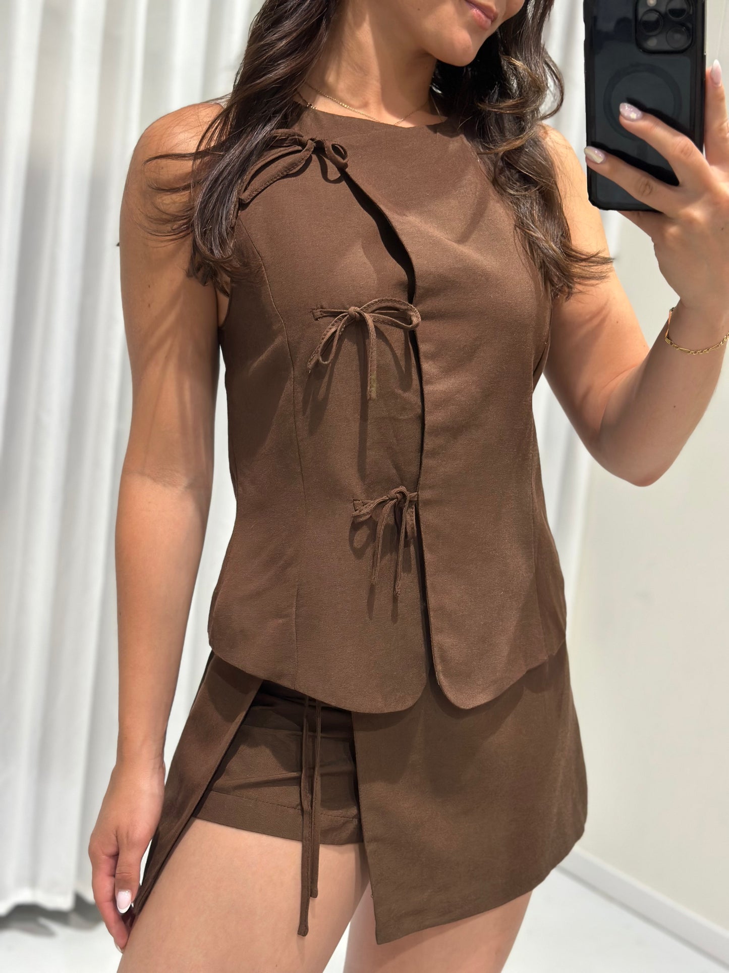 Nexo 2-piece set brown