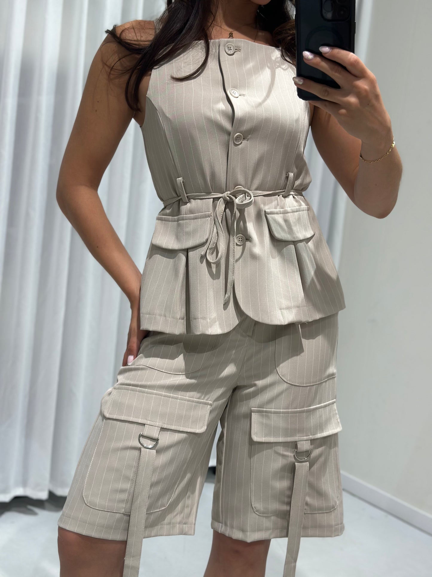 Norvi short beige