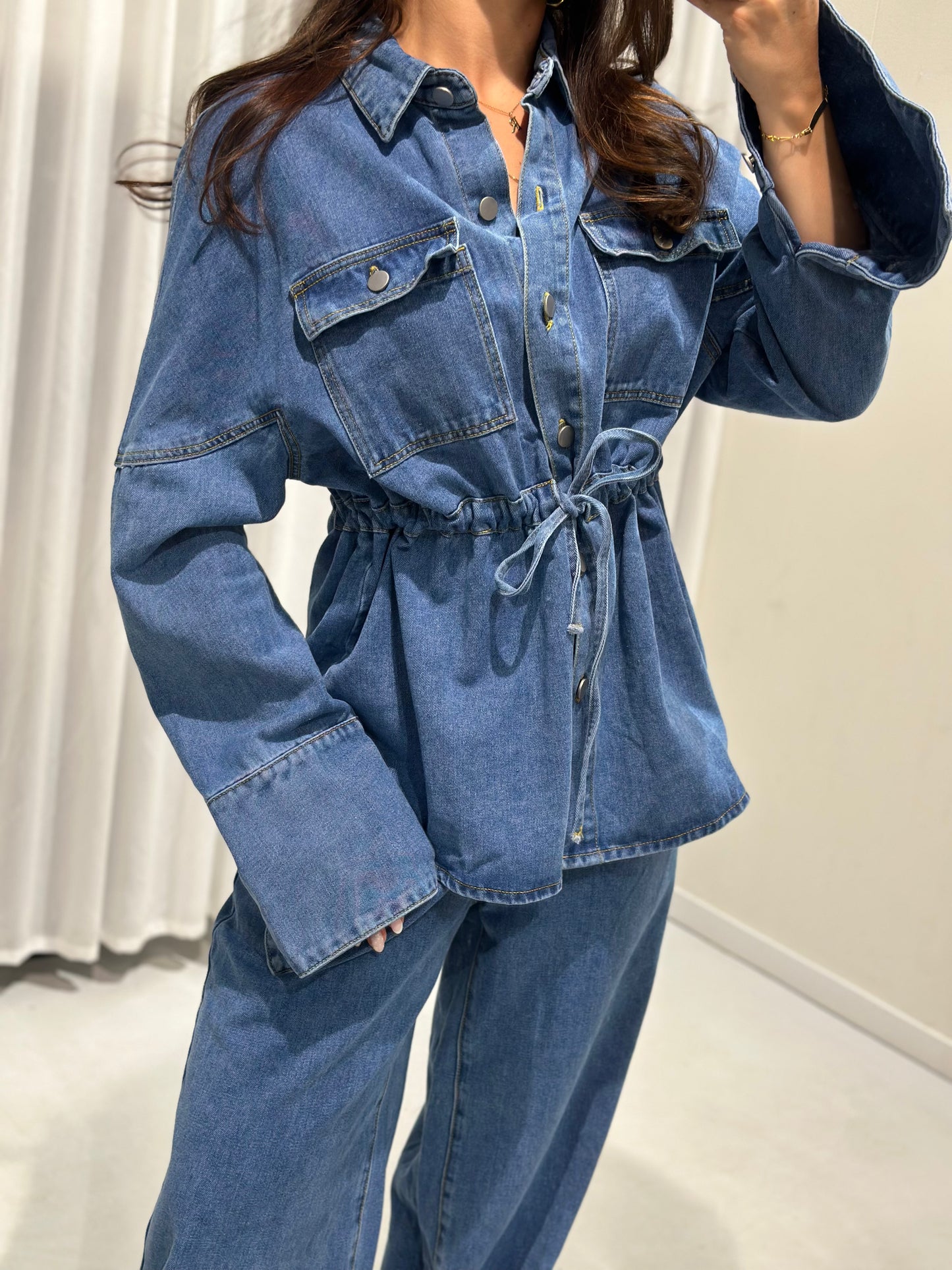 Amelia 2 piece set denim