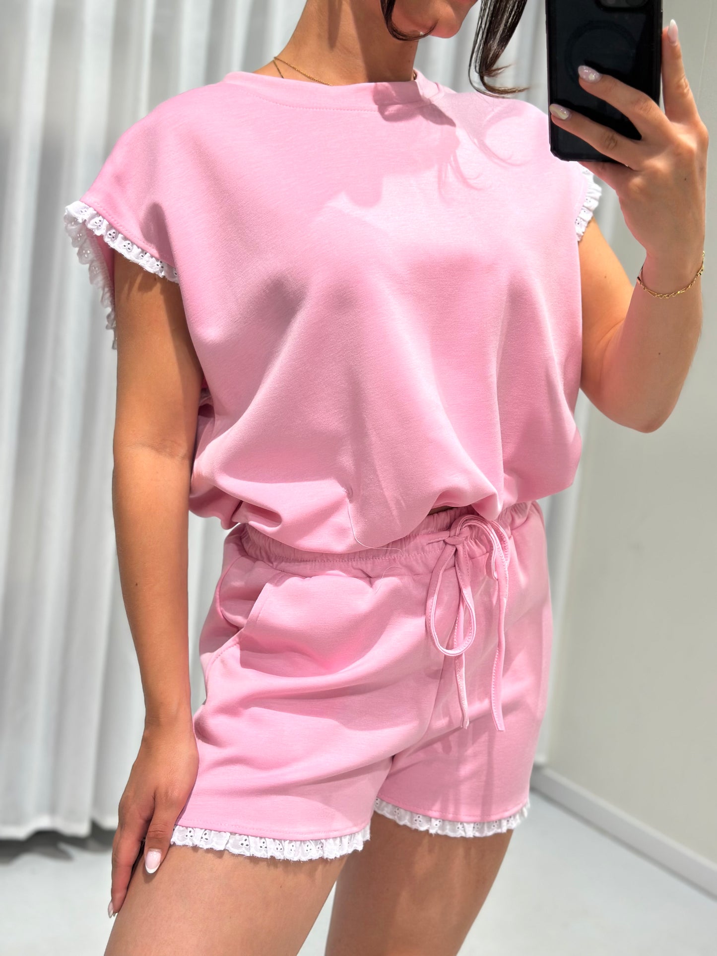 Zoey 2 piece set pink