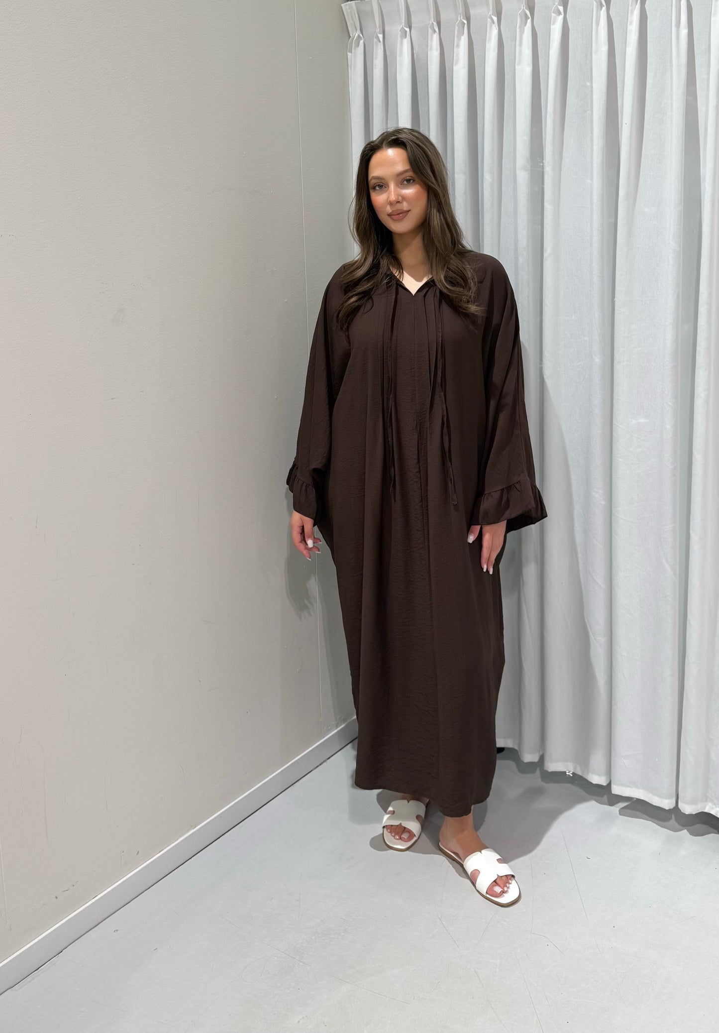 Alana dress brown