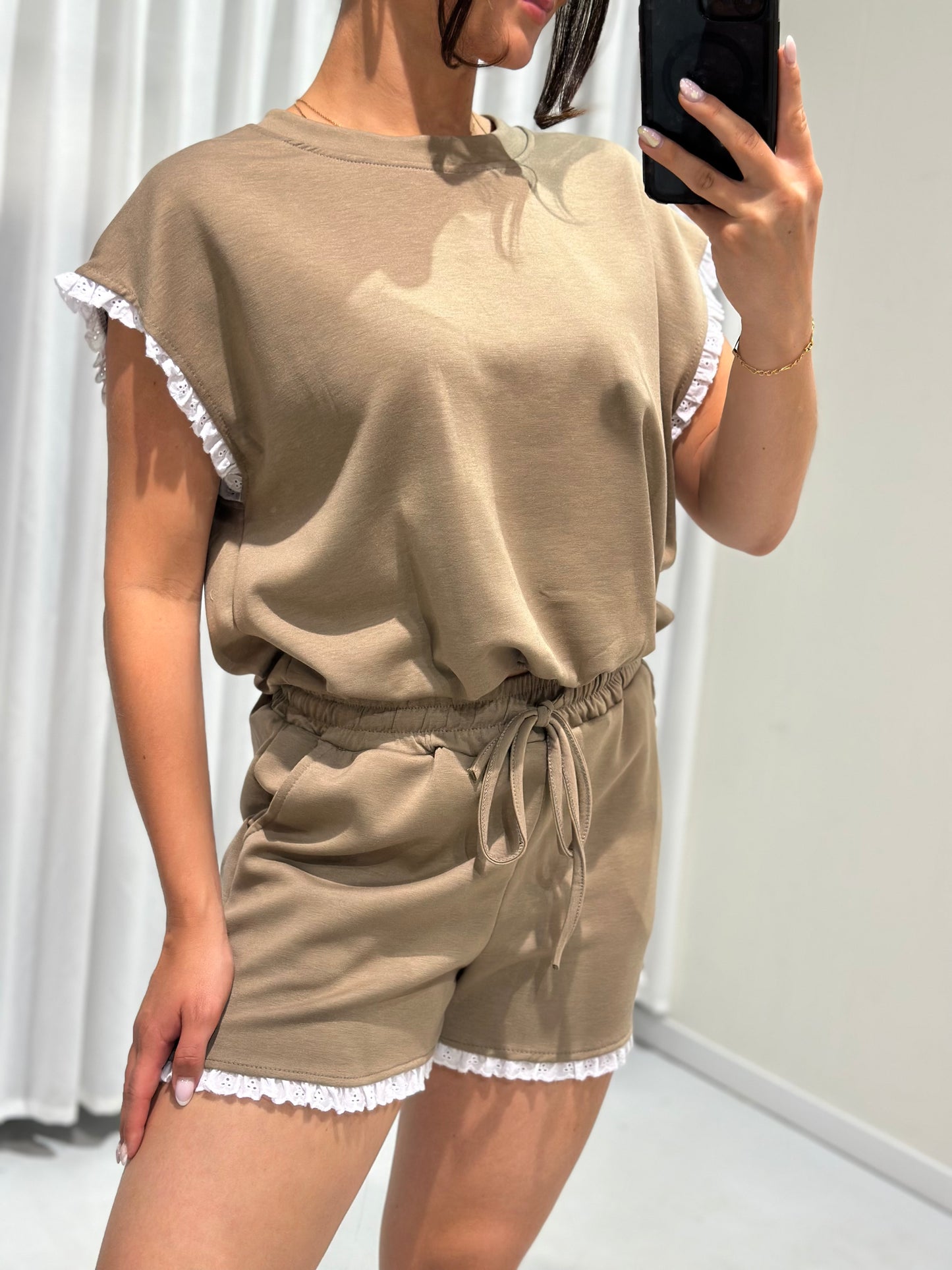 Zoey 2 piece set taupe