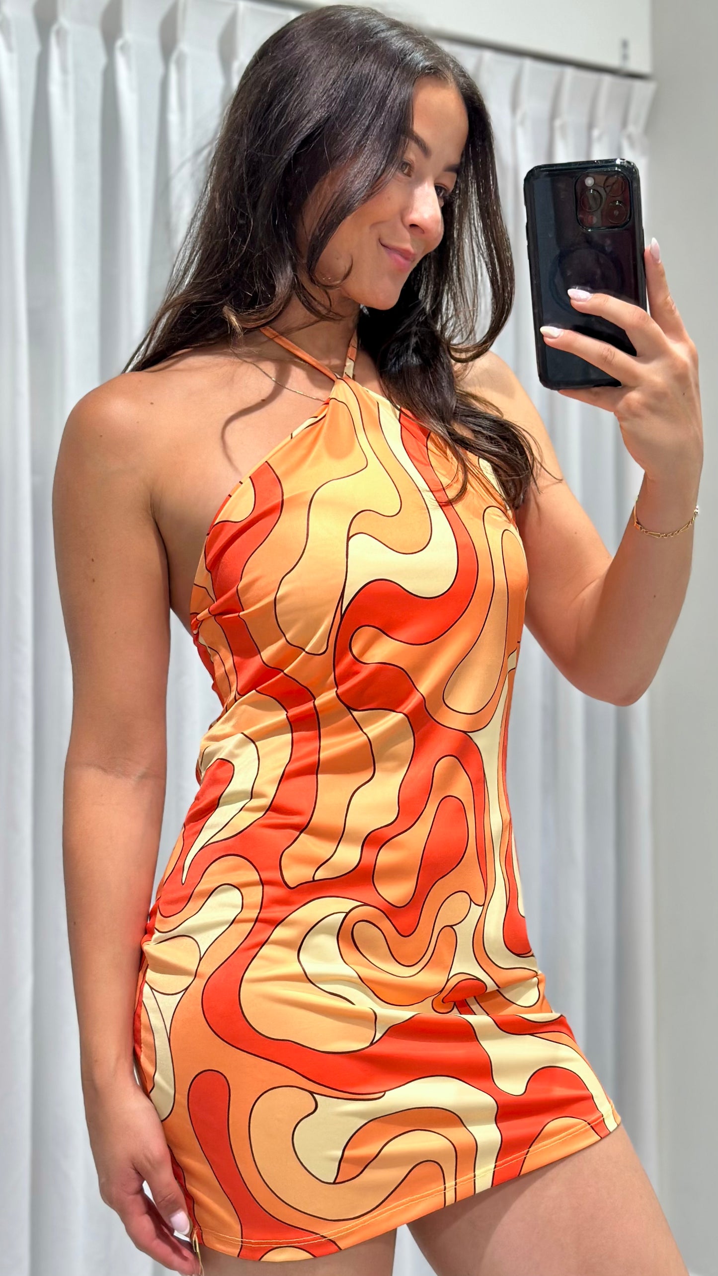 Laura dress orange