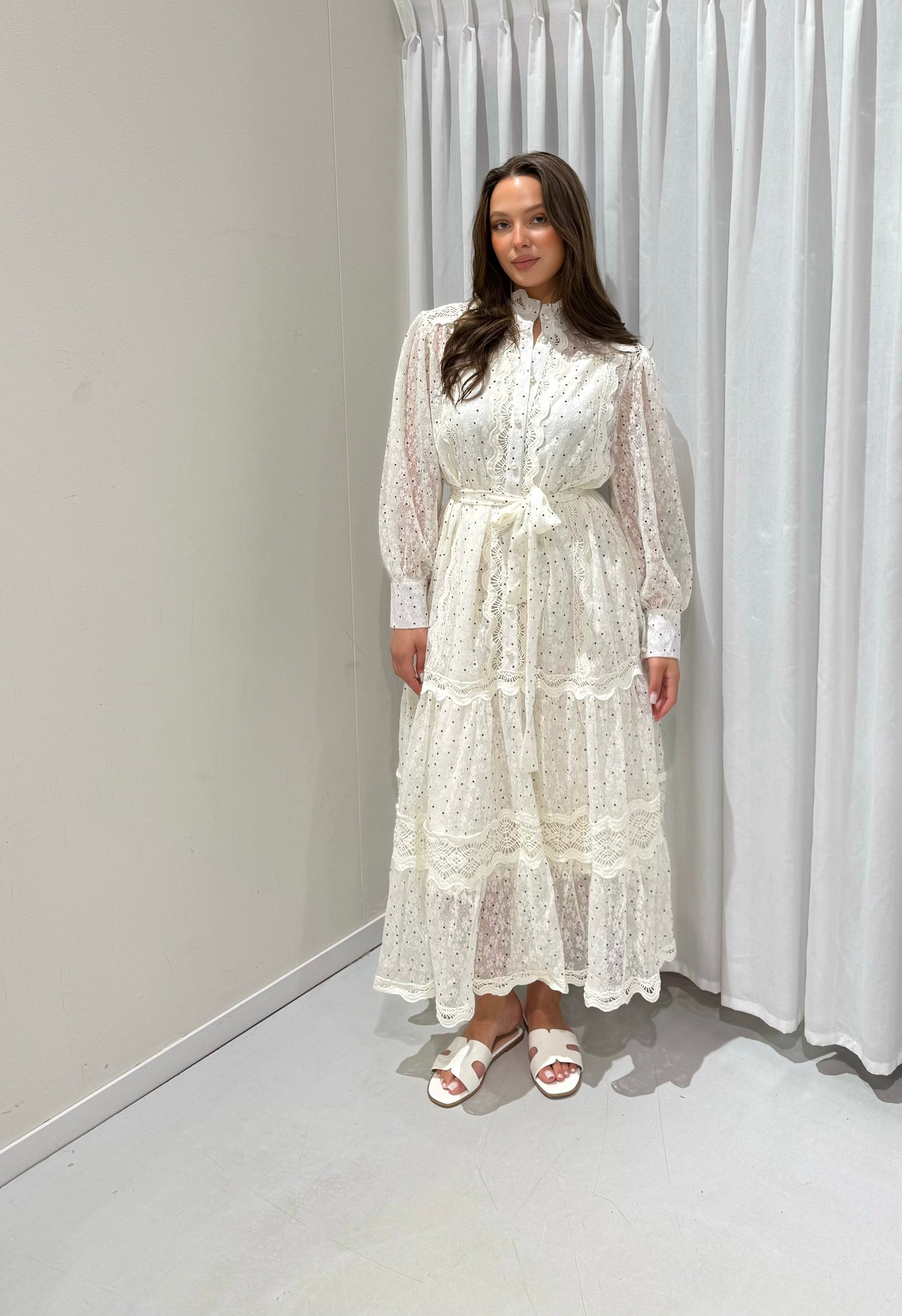 Vicky dress creme