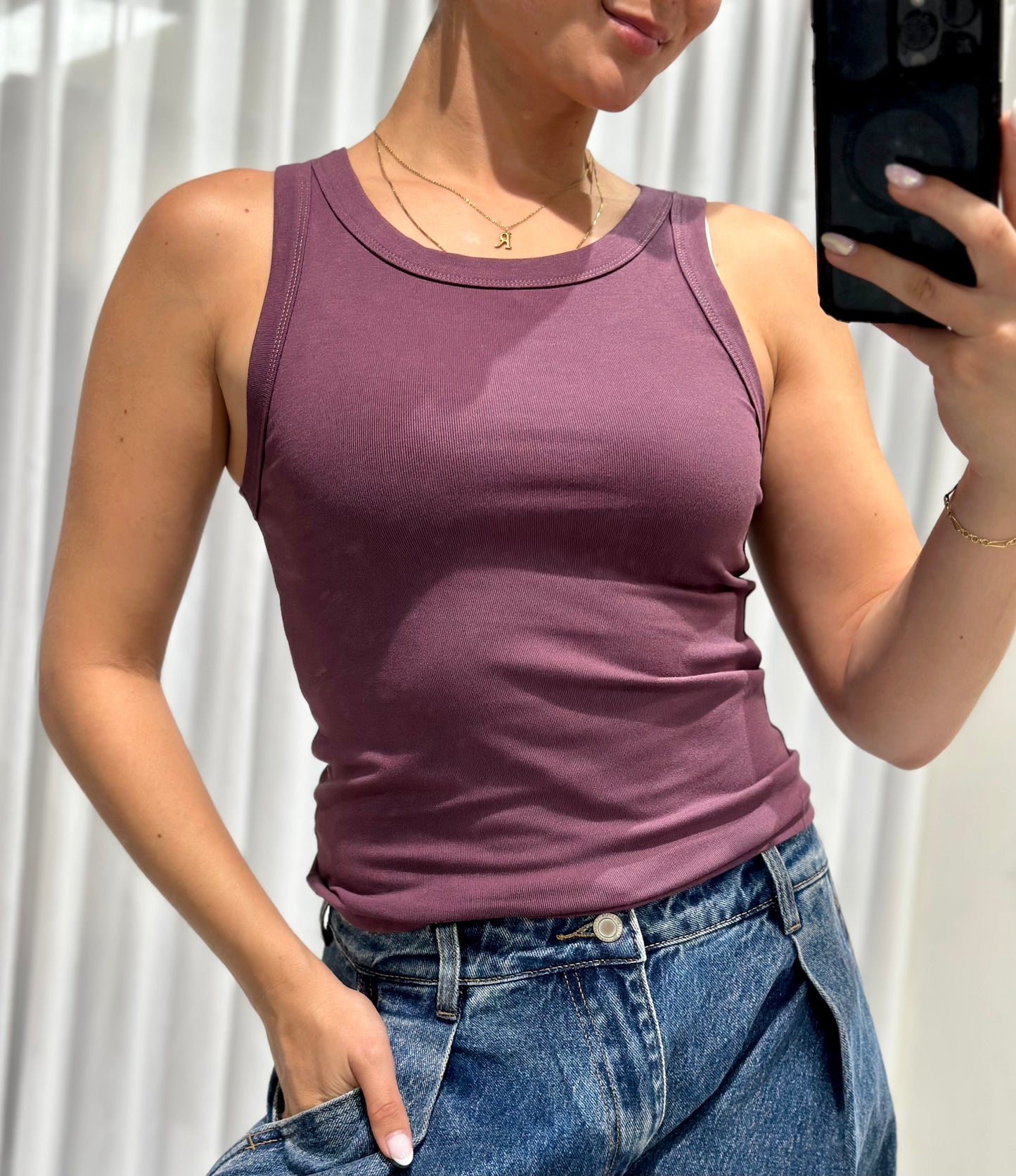 Amaya top plum