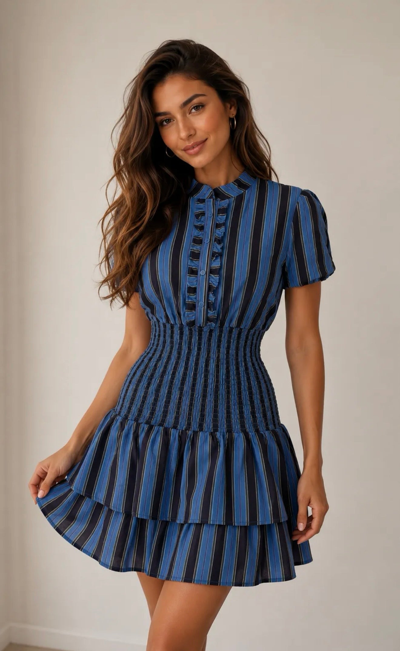Valentina dress blue