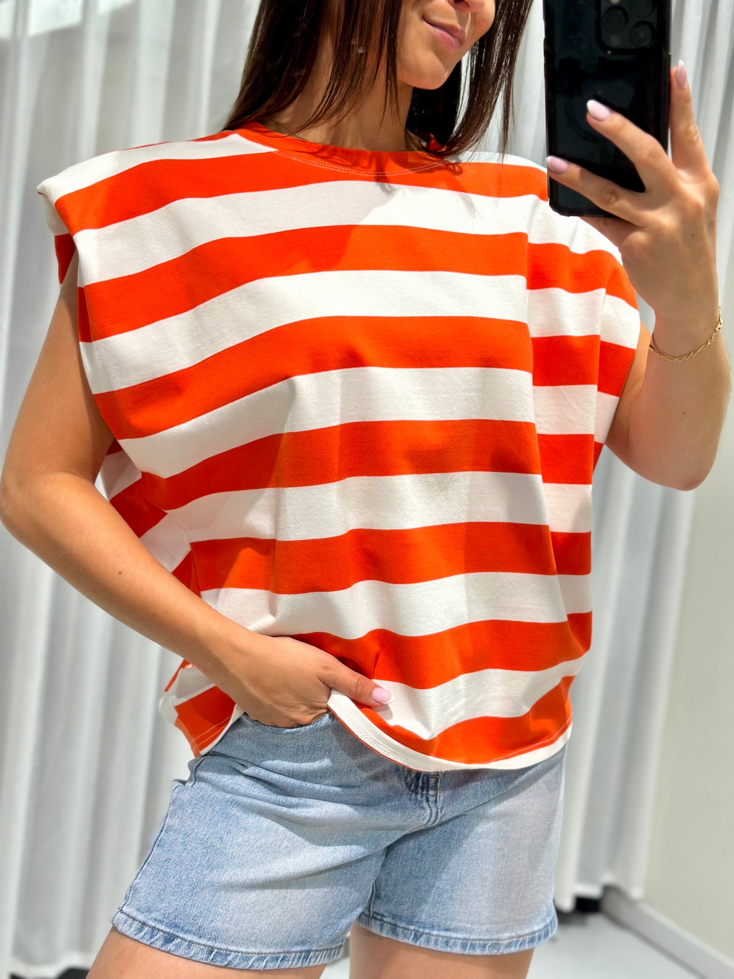 Alicia top orange