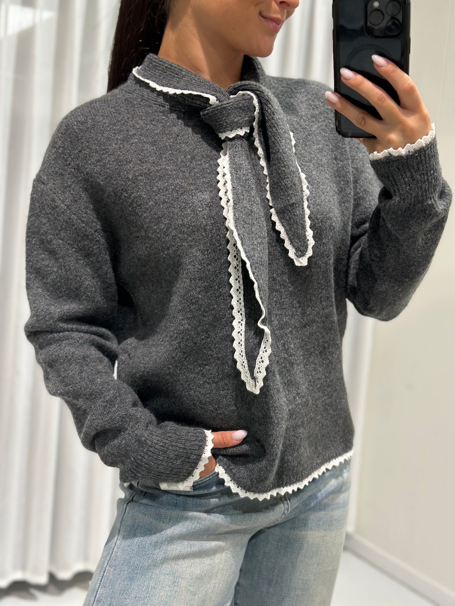 Bibi sweater grey