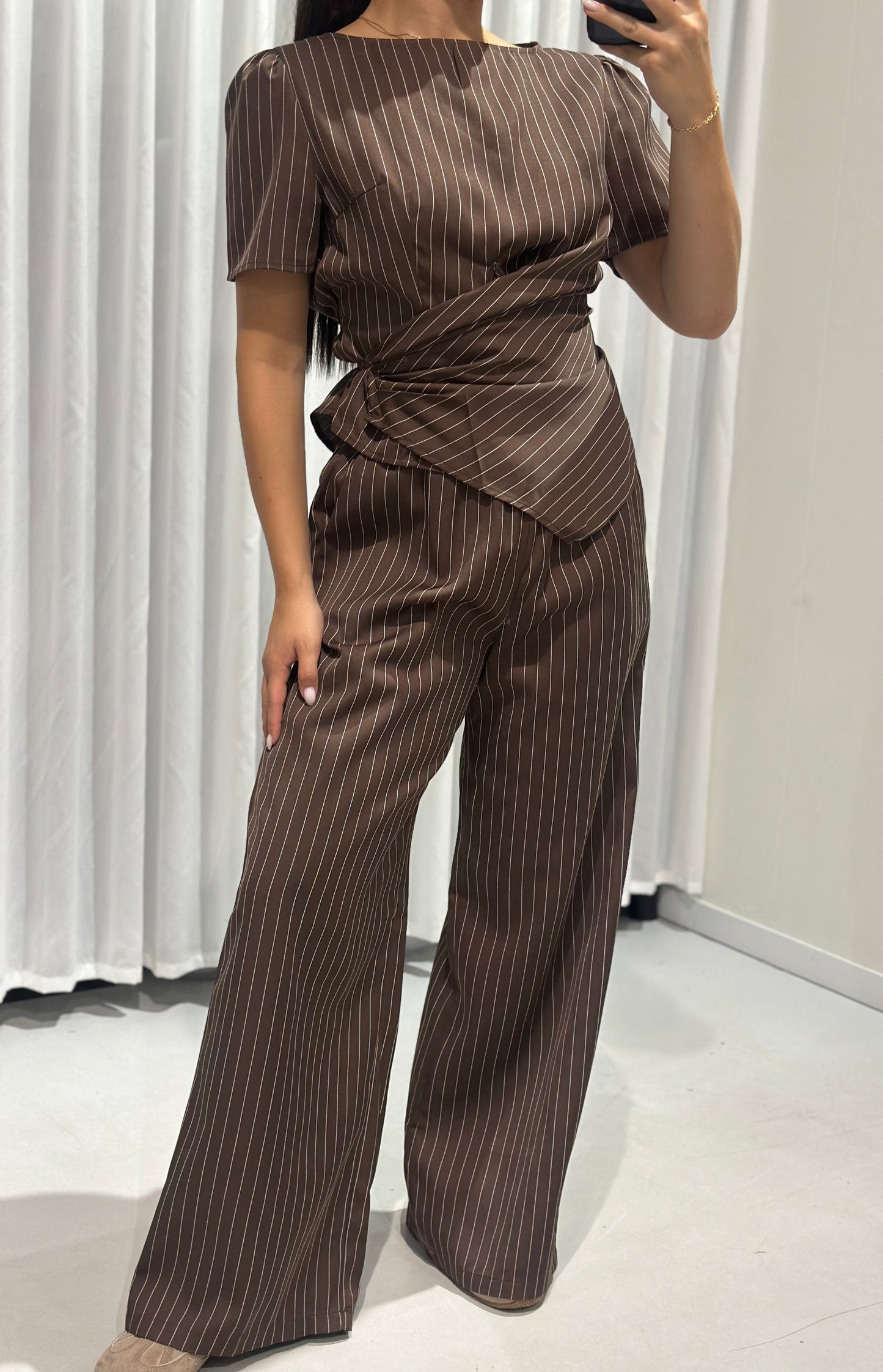 Claire 2-piece set brown