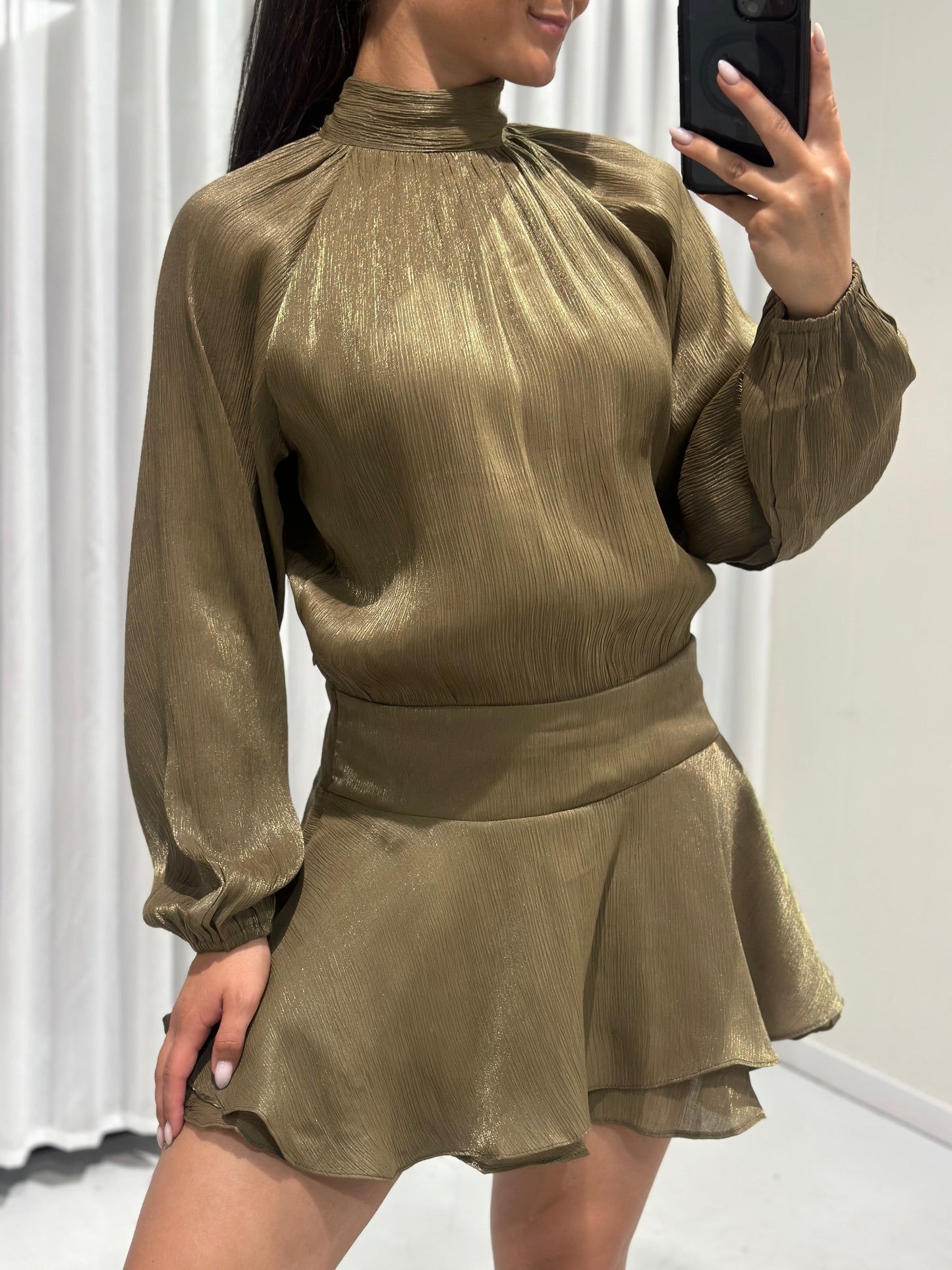 Puck dress green