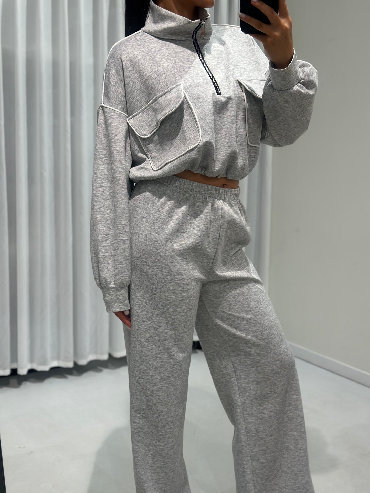 Mimi 2 piece set grey