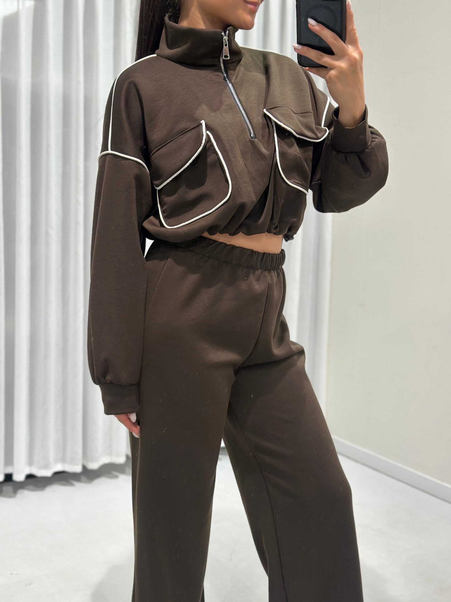 Mimi 2 piece set brown
