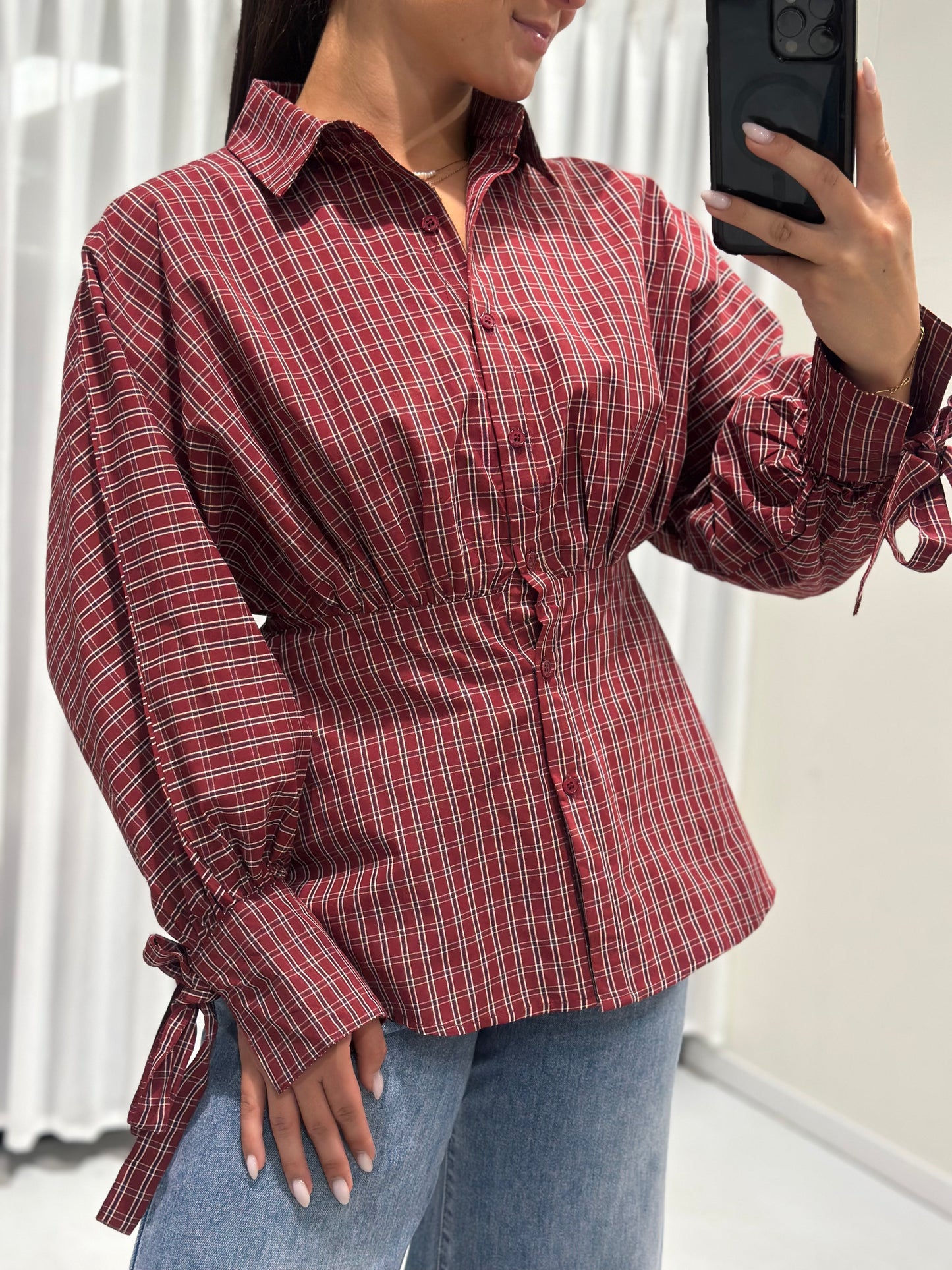 Liora blouse burgundy