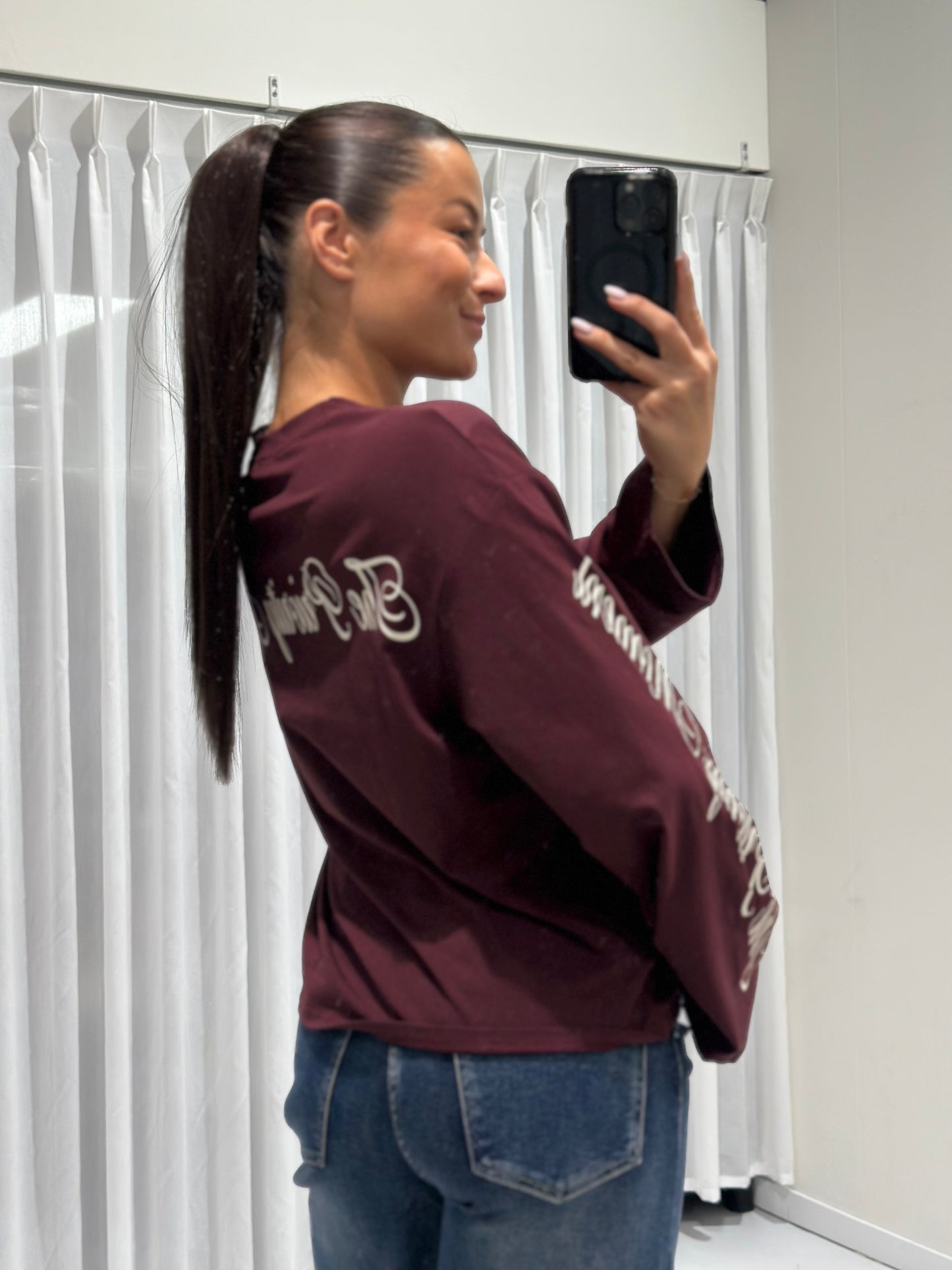 Betty t-shirt burgundy