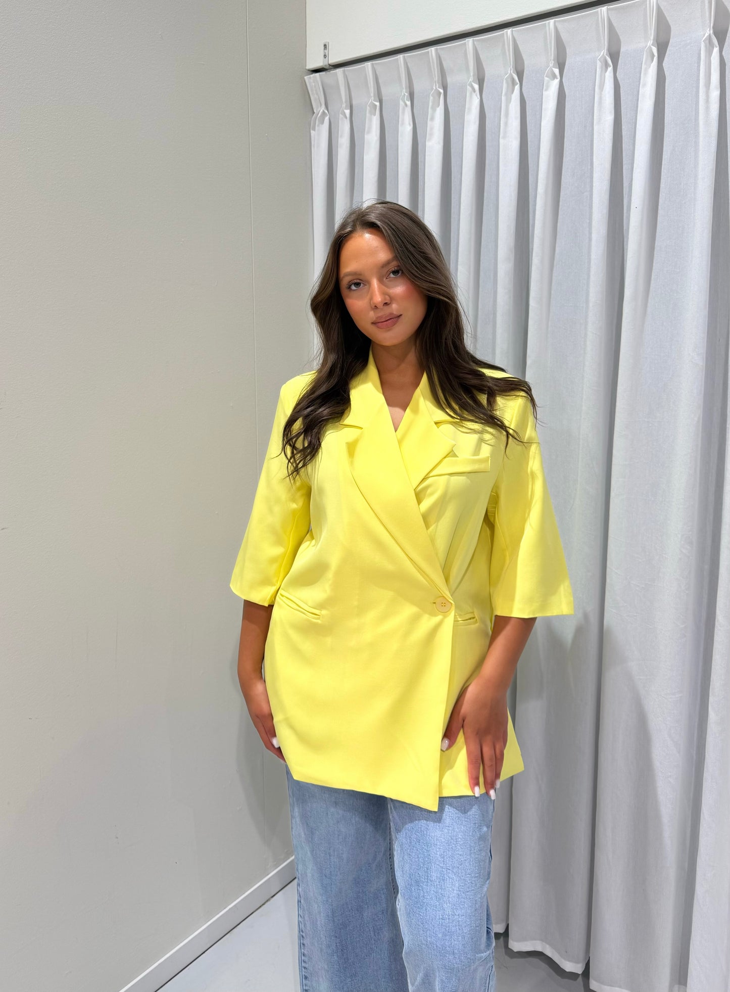 Collete blazer yellow
